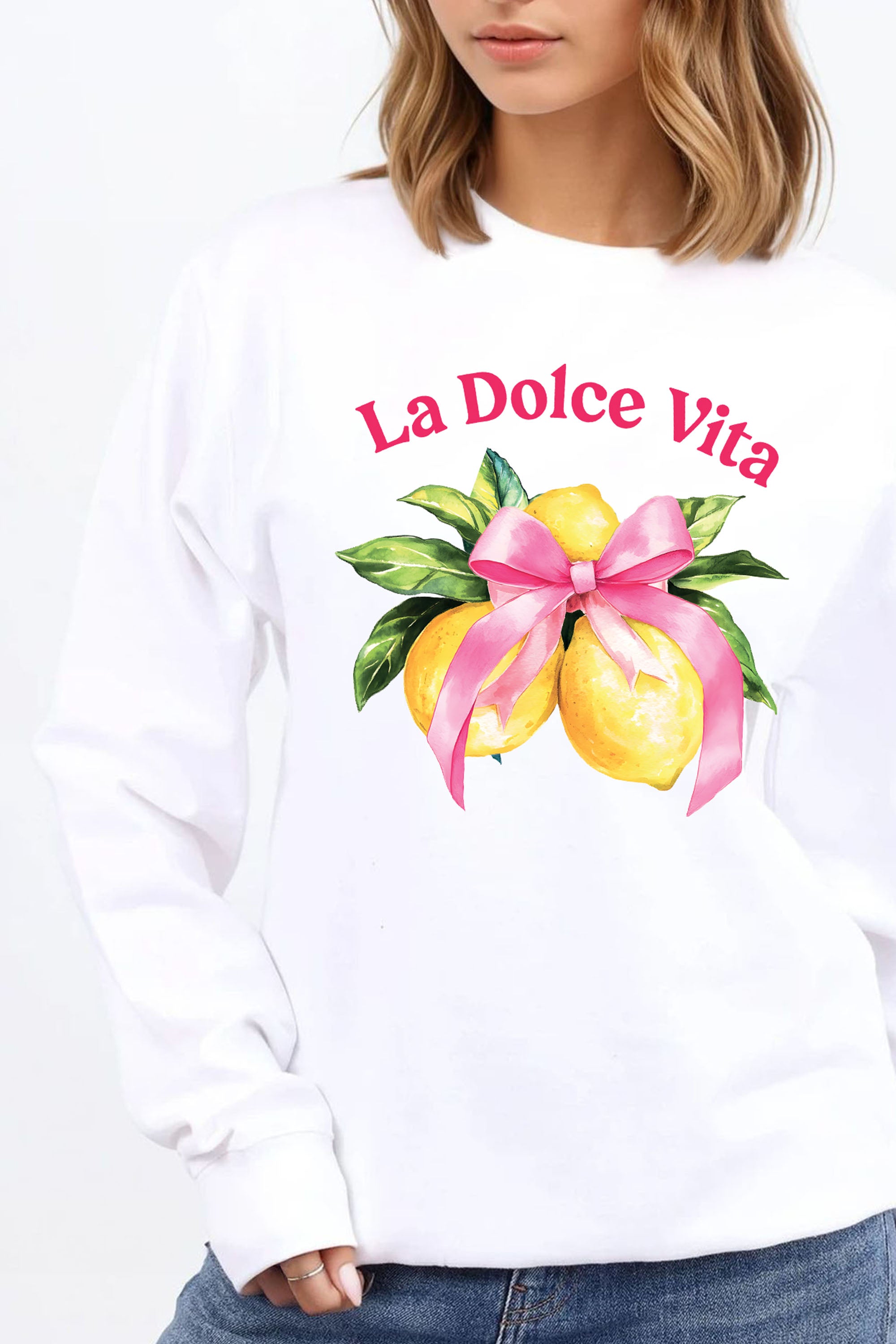 La Dolce Vita Printed Sweatshirt