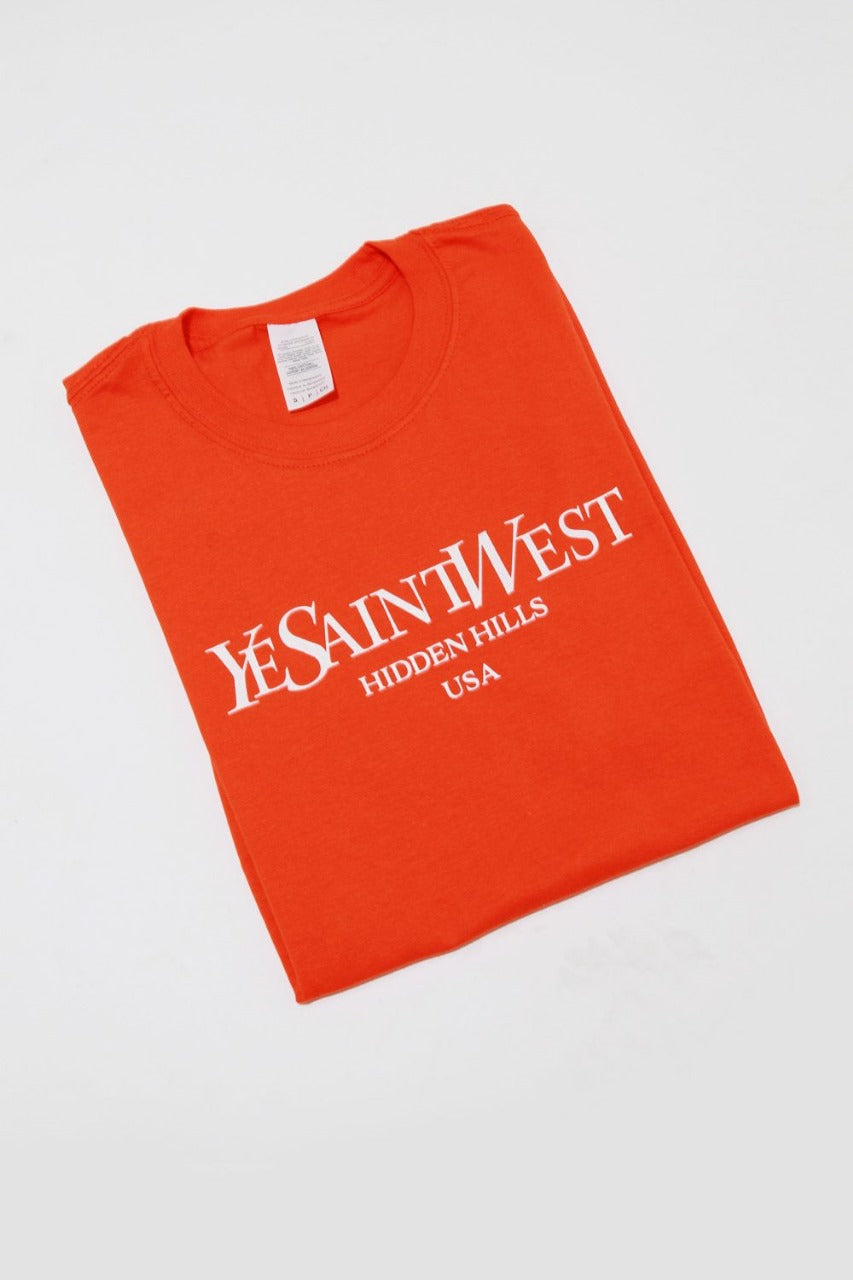 Ye saint west slogan oversized 2024 sweater