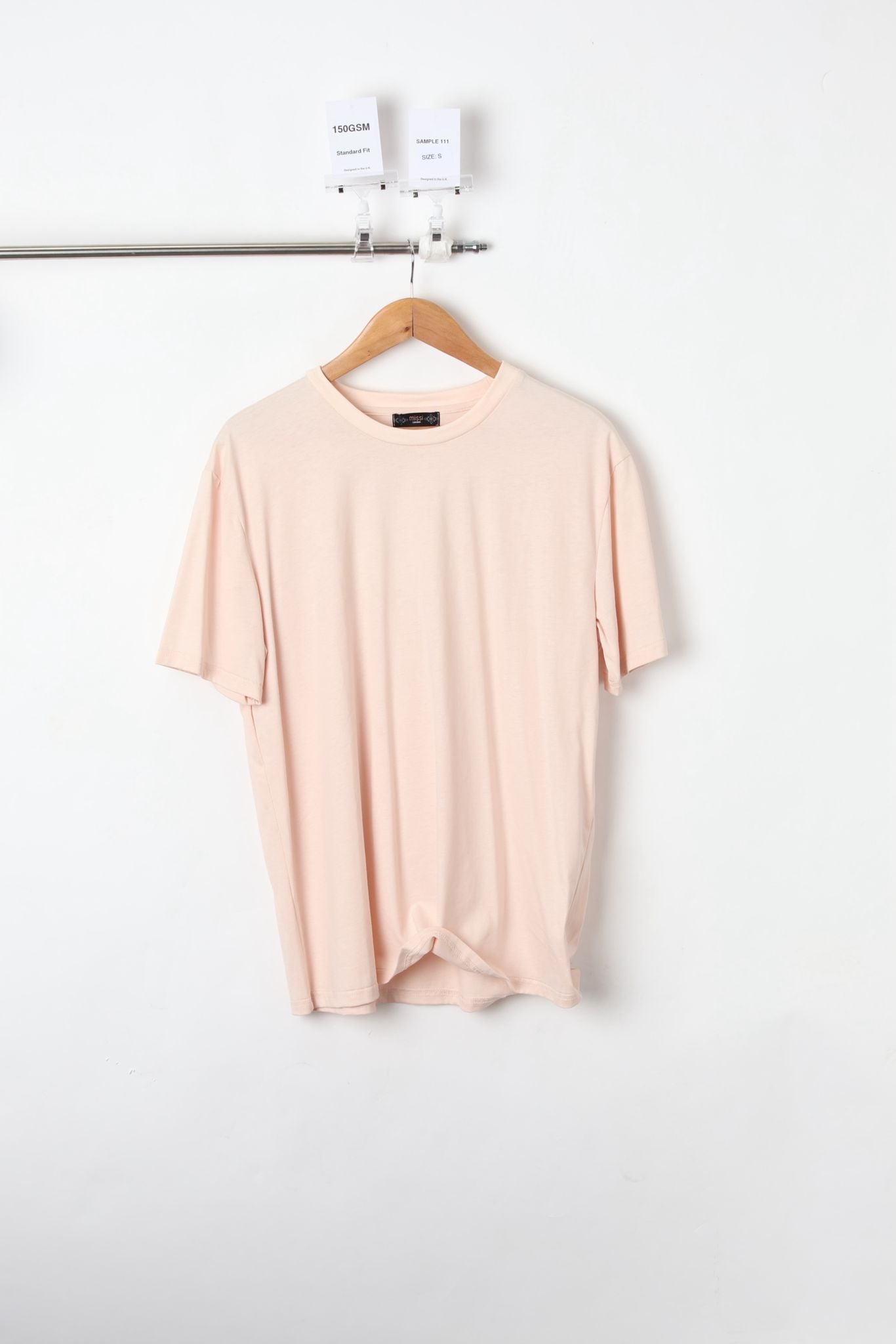 150 GSM Standard Fit Plain Natural T-Shirt (Size S) – Sample