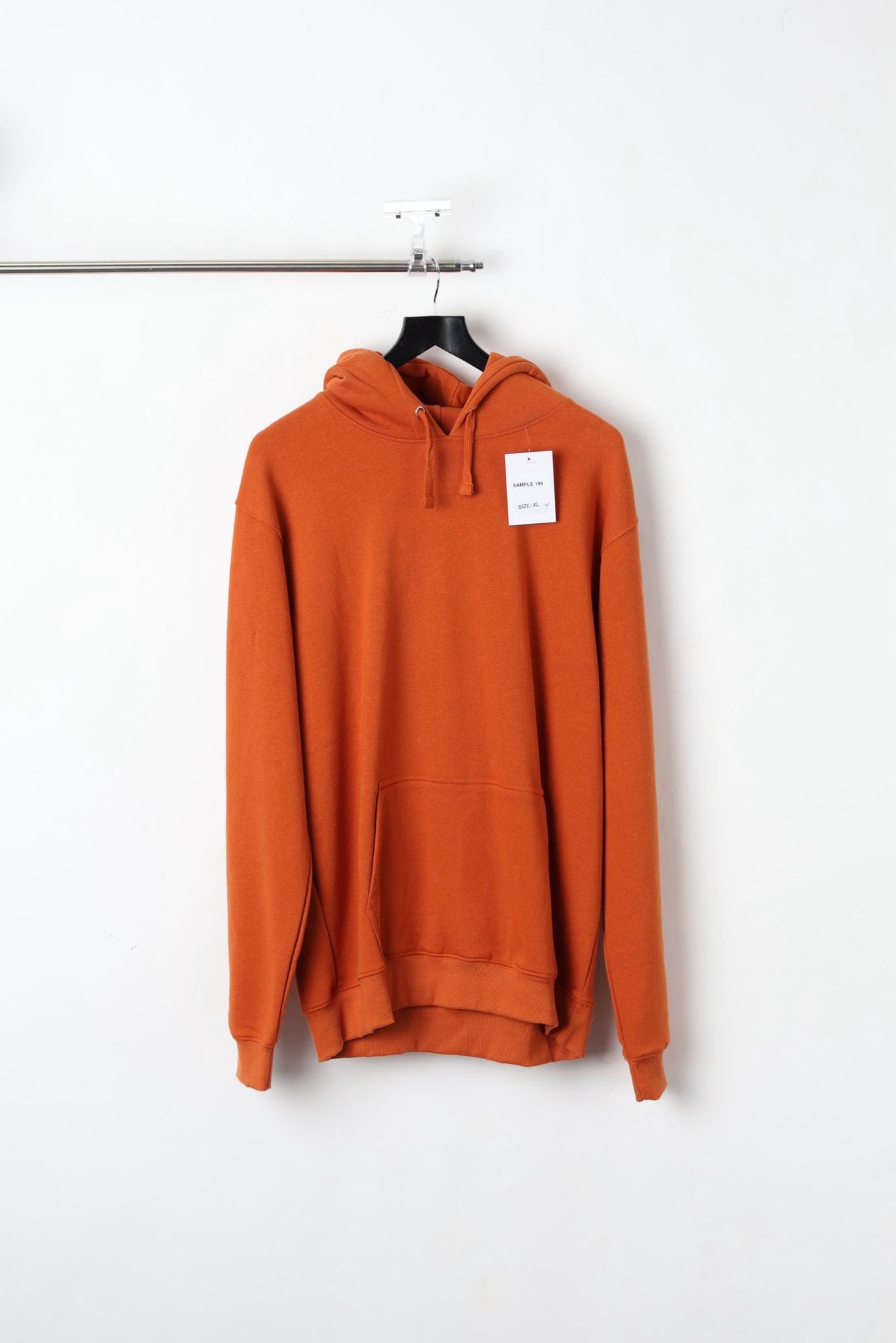 ORANGE PULLOVER HOODIE (SIZE XL)-SAMPLE