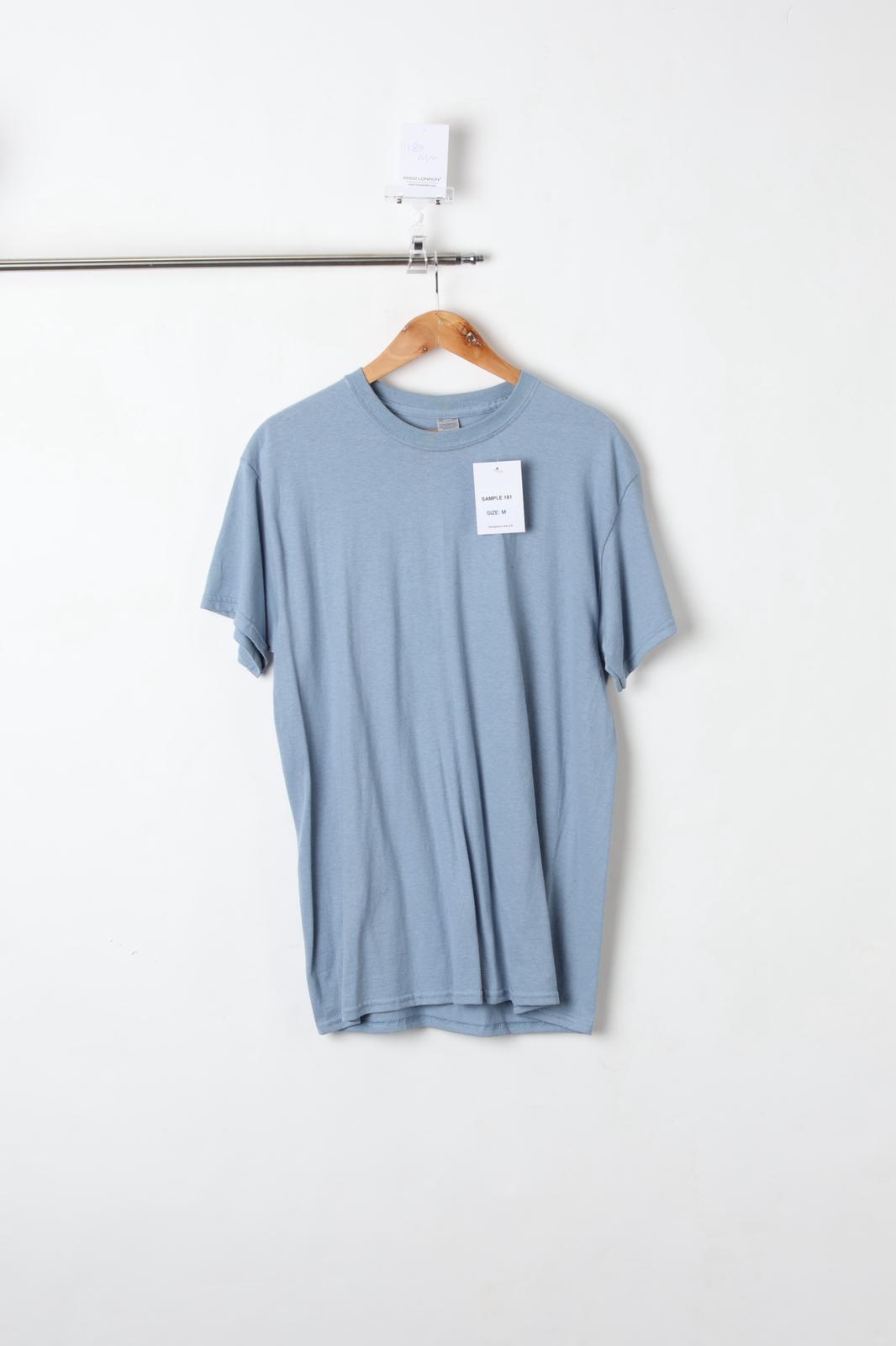 150GSM Standard Fit Plain Blue T-Shirt (Size M) – Sample