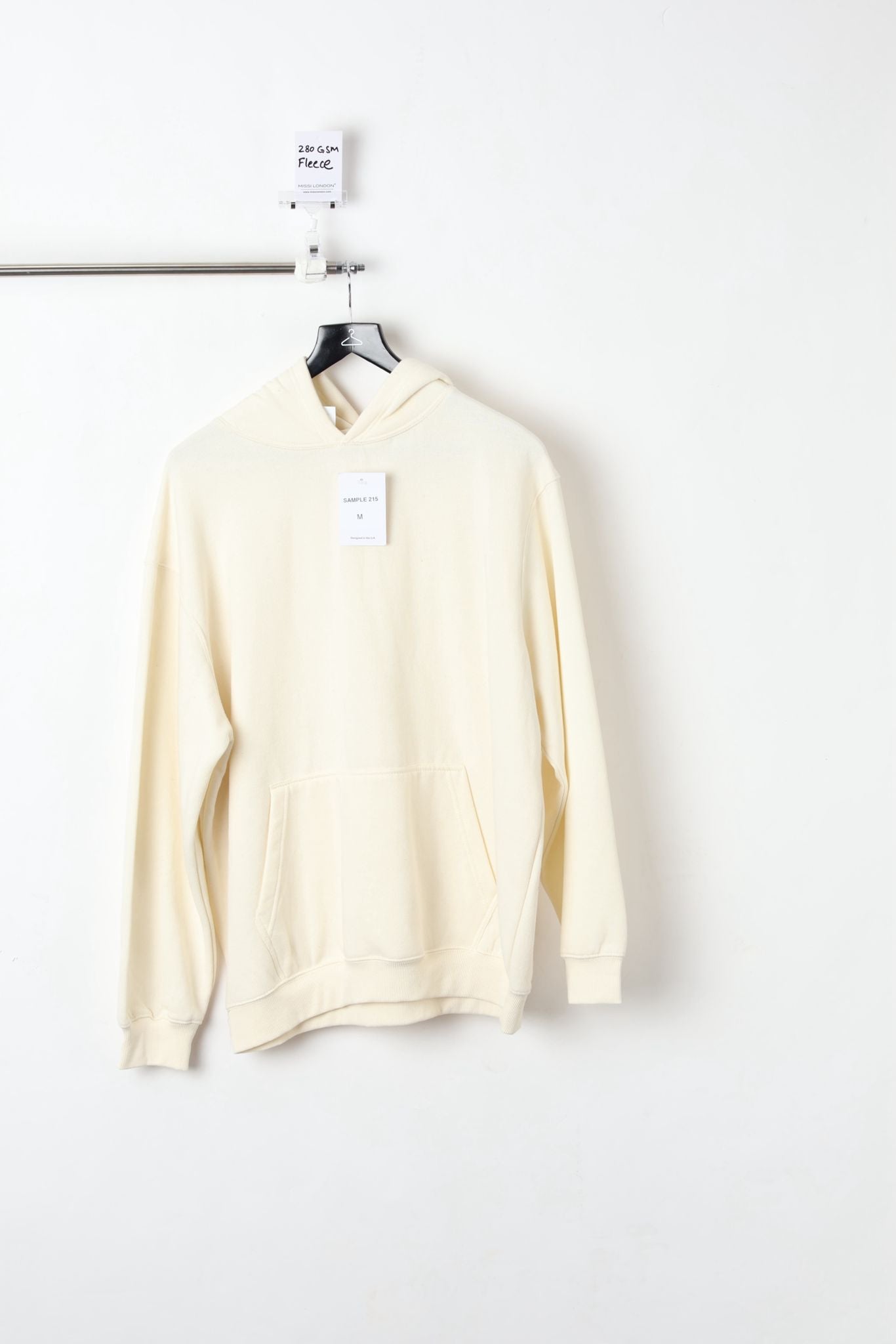 280GSM HOODIE CREAM (SIZE M)-SAMPLE