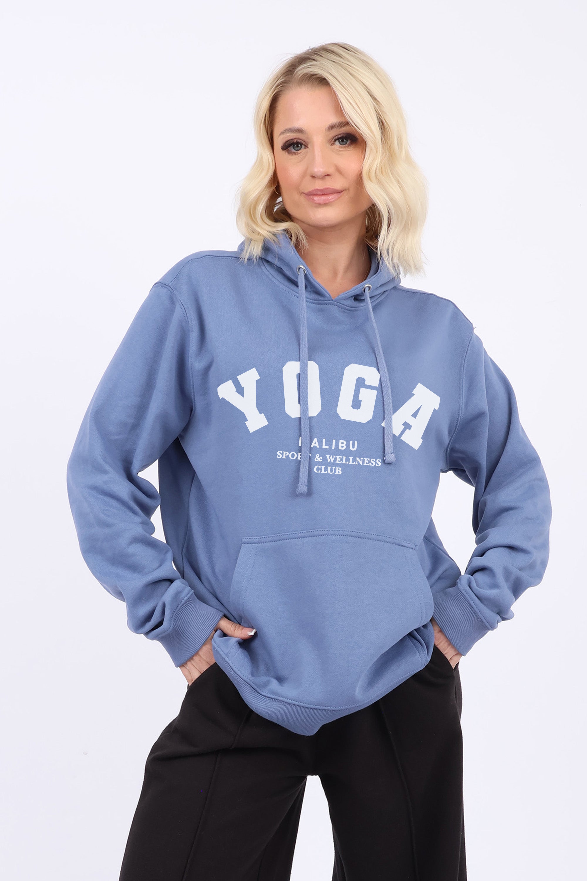 Unisex 280GSM Yoga Printed Oversized Hoodie (Pack Of 5)