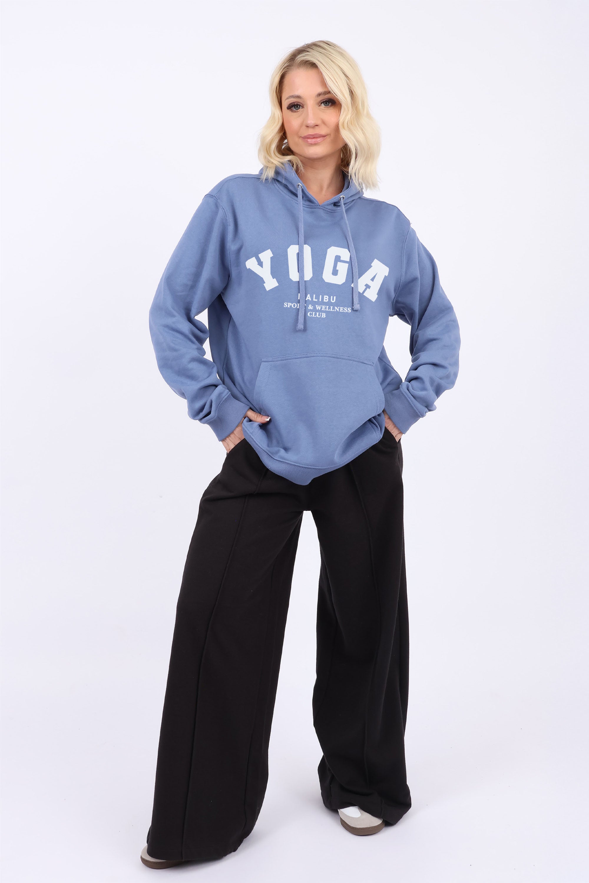 Unisex 280GSM Yoga Printed Oversized Hoodie (Pack Of 5)