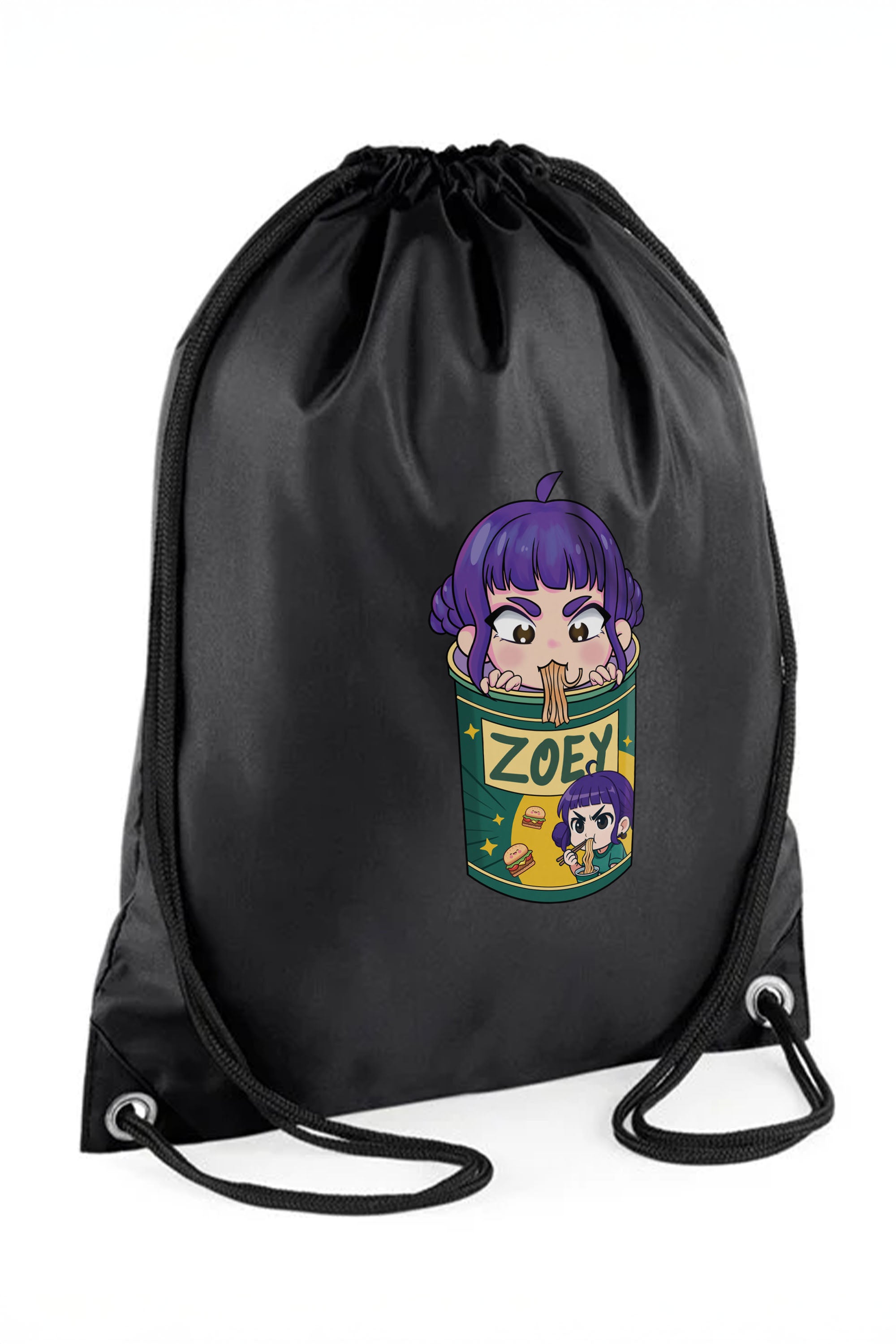Zoey Ramen Graphic Printed Water-Resistant Pe/Kit Bag