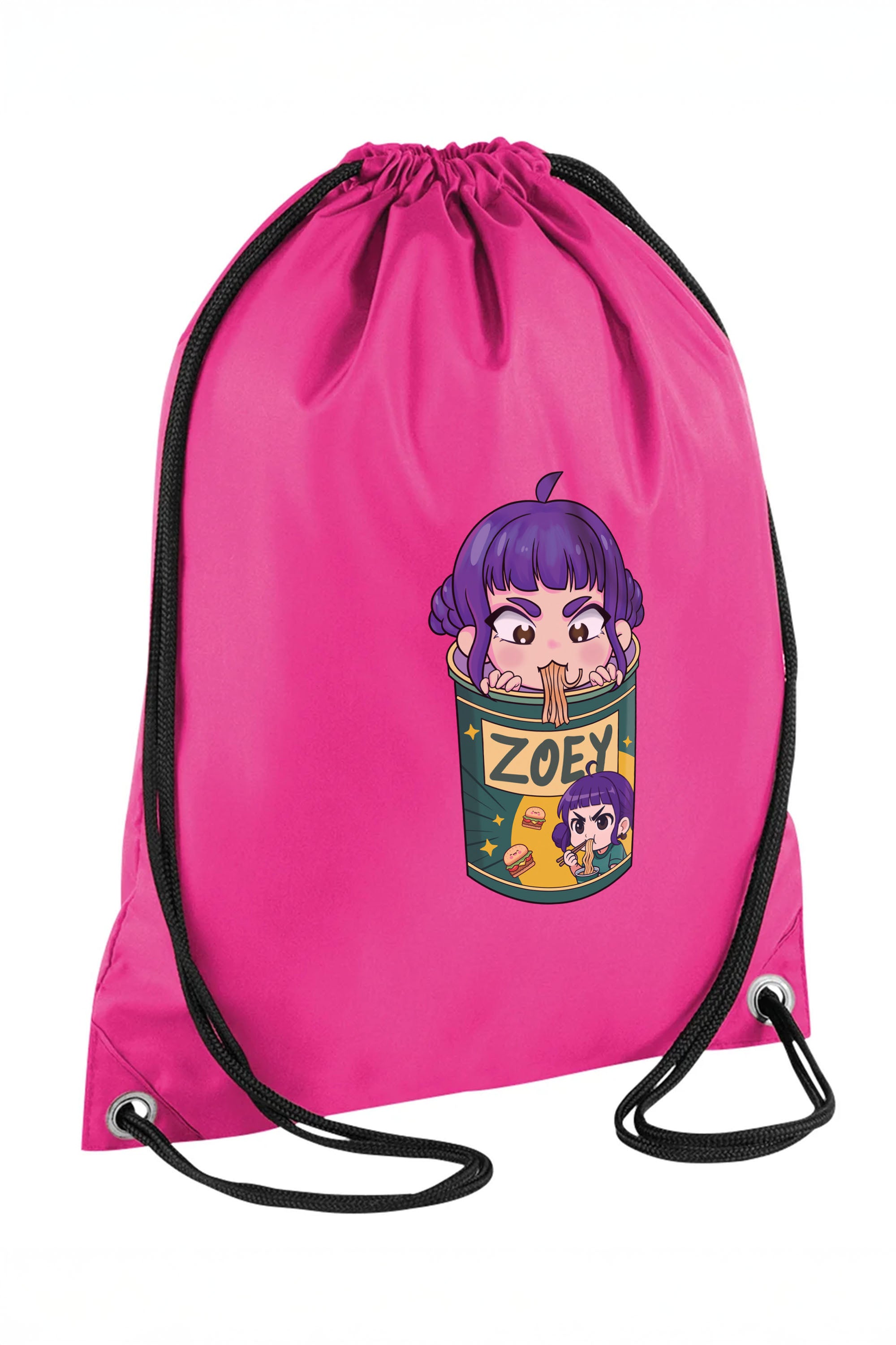 Zoey Ramen Graphic Printed Water-Resistant Pe/Kit Bag