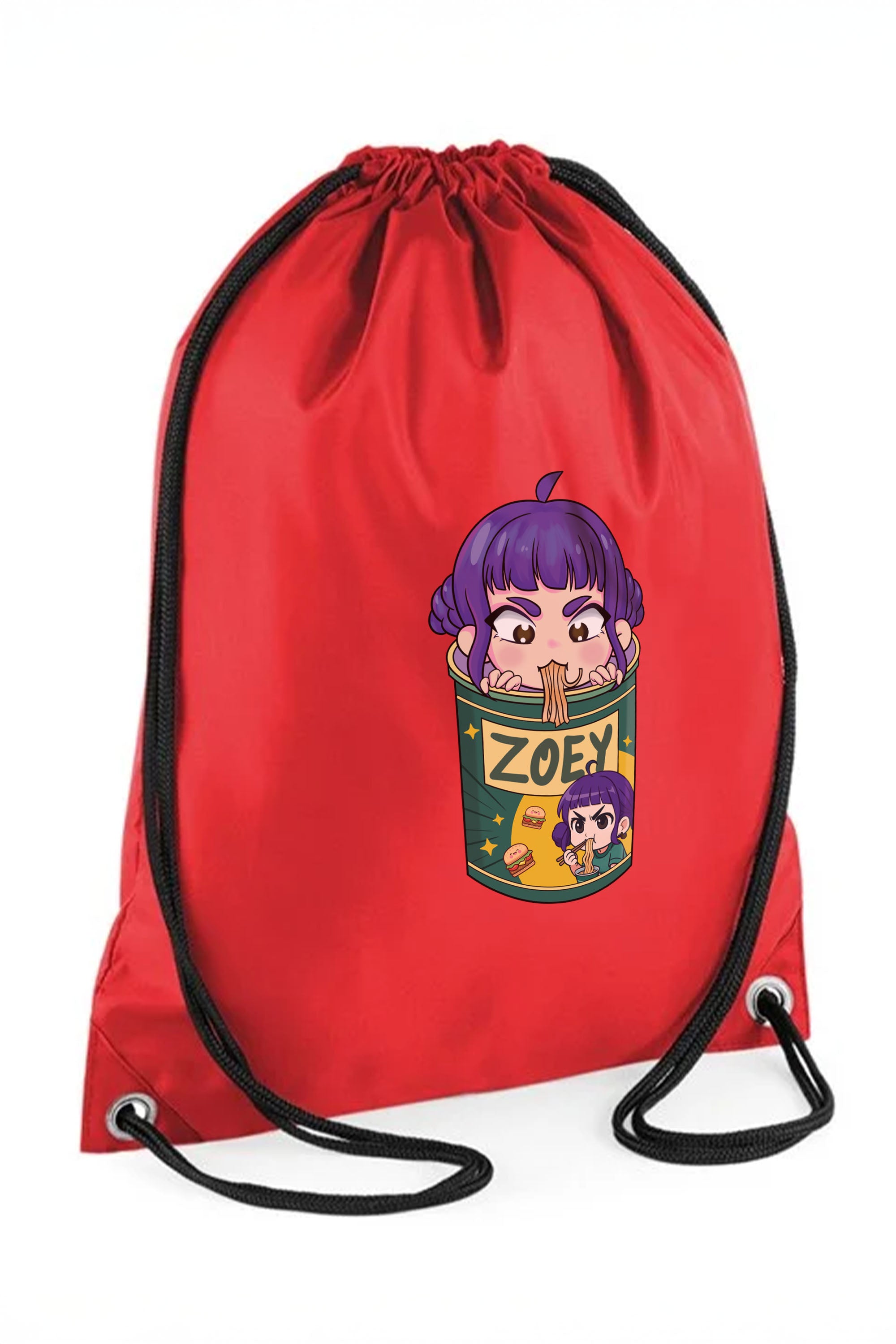 Zoey Ramen Graphic Printed Water-Resistant Pe/Kit Bag