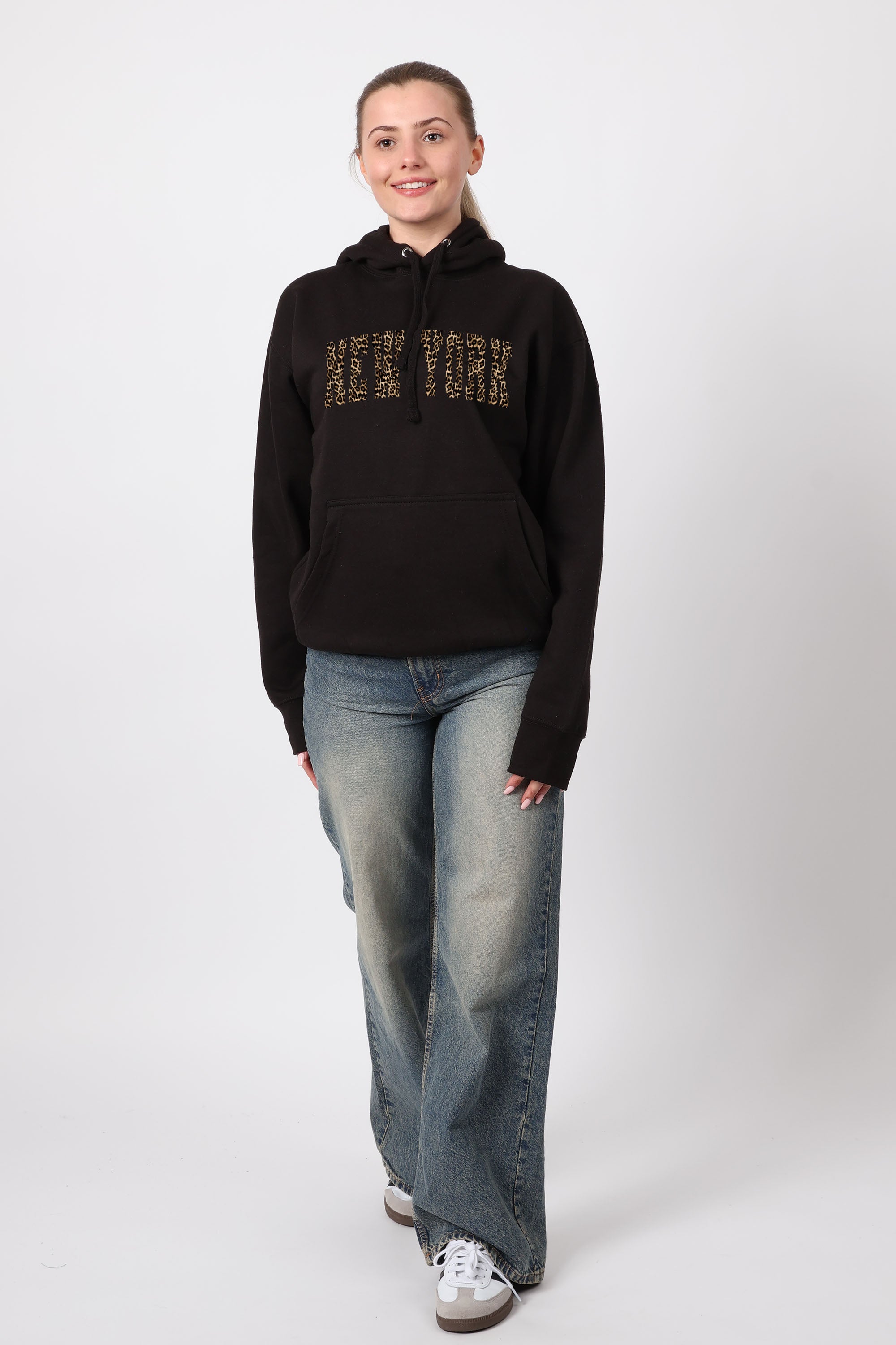 New York Leopard Printed Hoodie (Pack of 4)