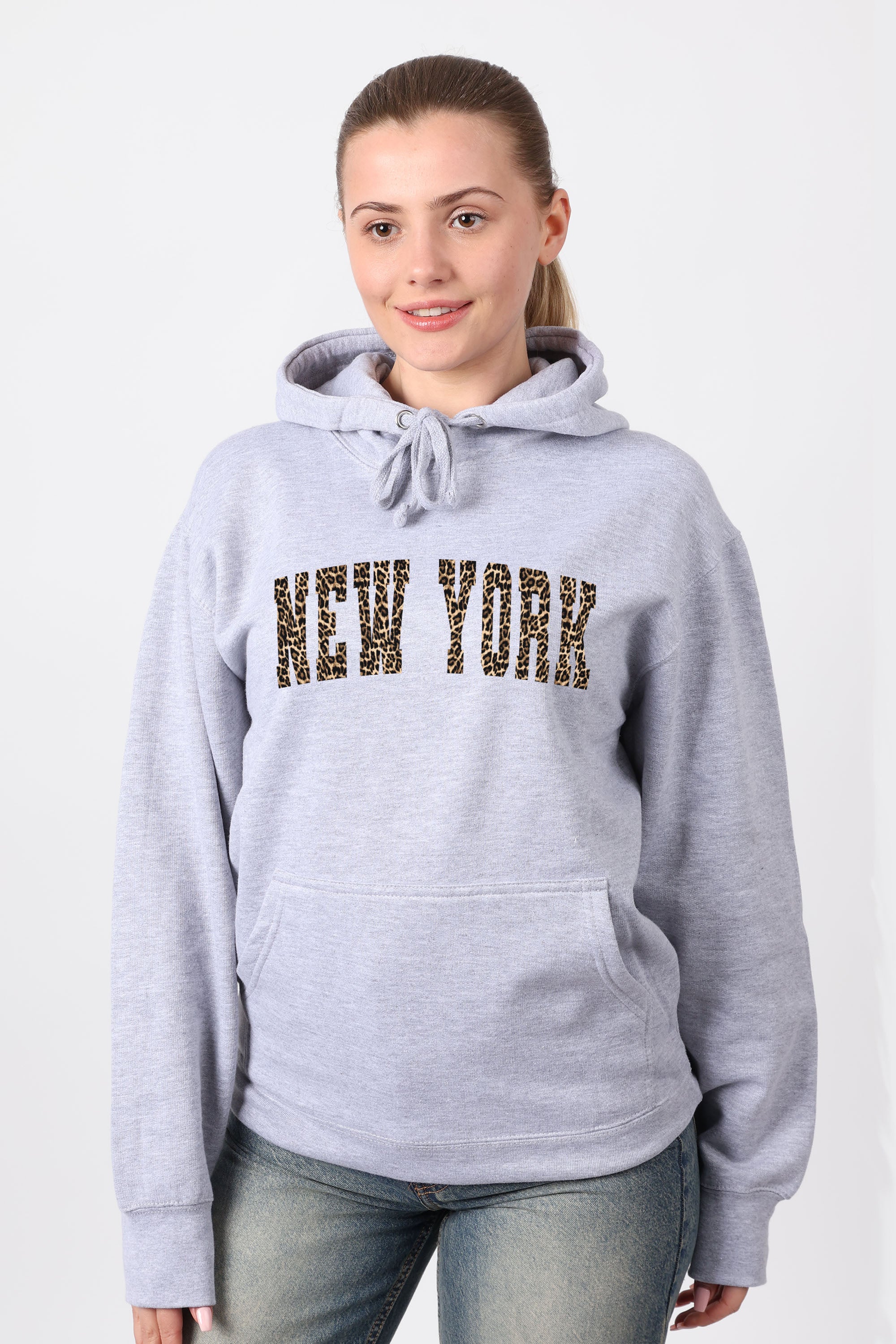 New York Leopard Printed Hoodie (Pack of 4)