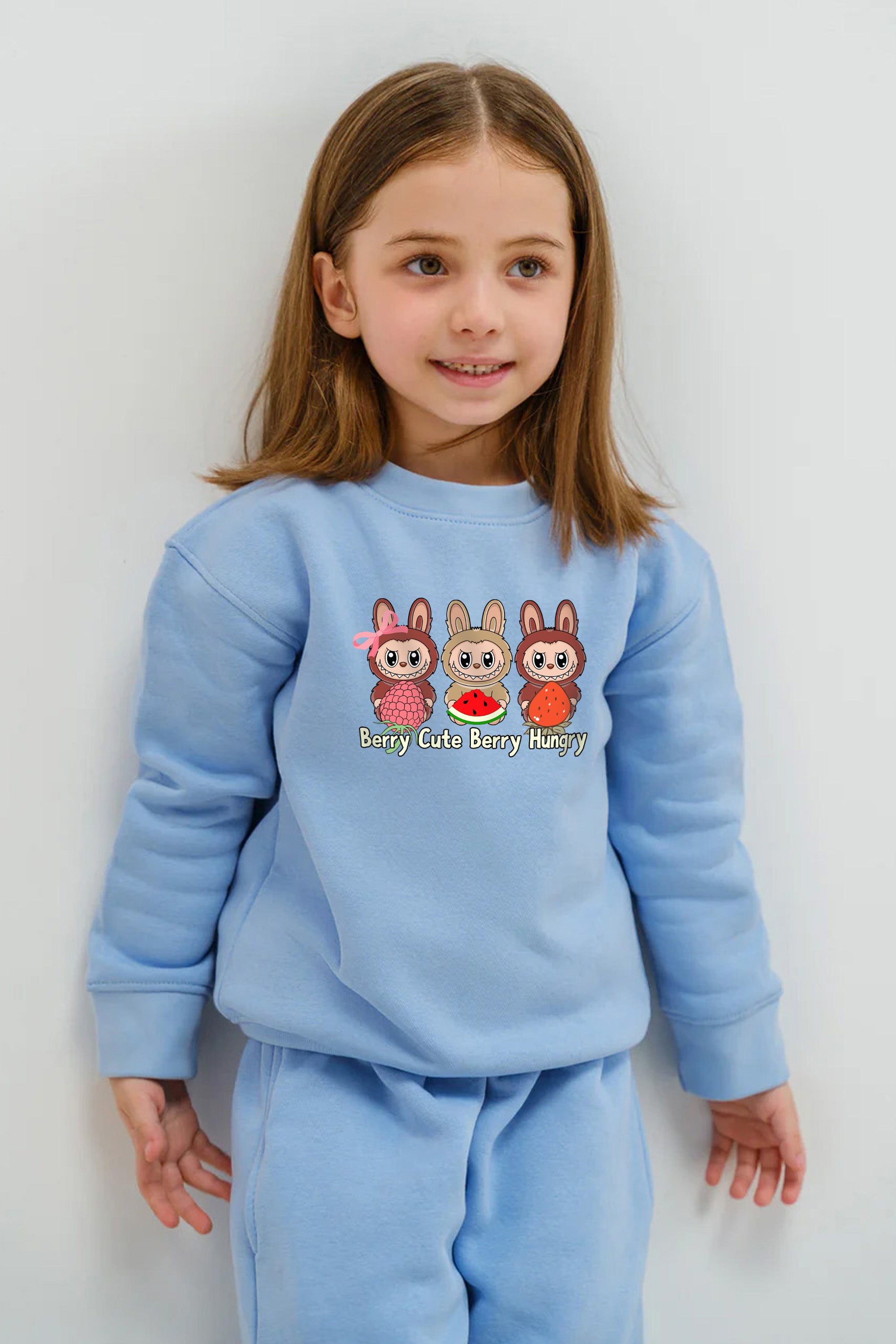 Kids Premium Berry Cute Labubu Printed Sweatshirt (Pack of 5)
