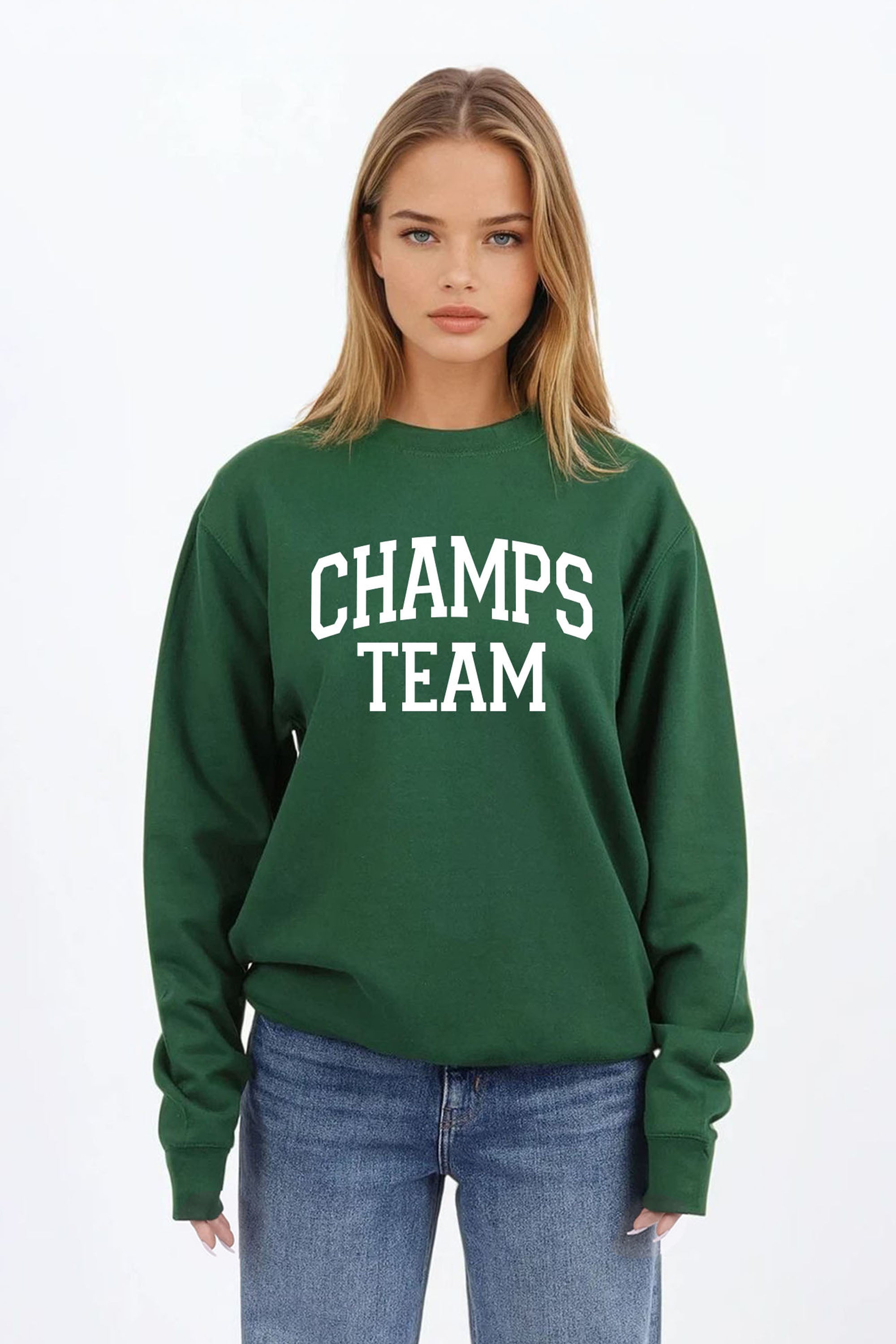 Vintage Champs Team Printed Sweatshirt