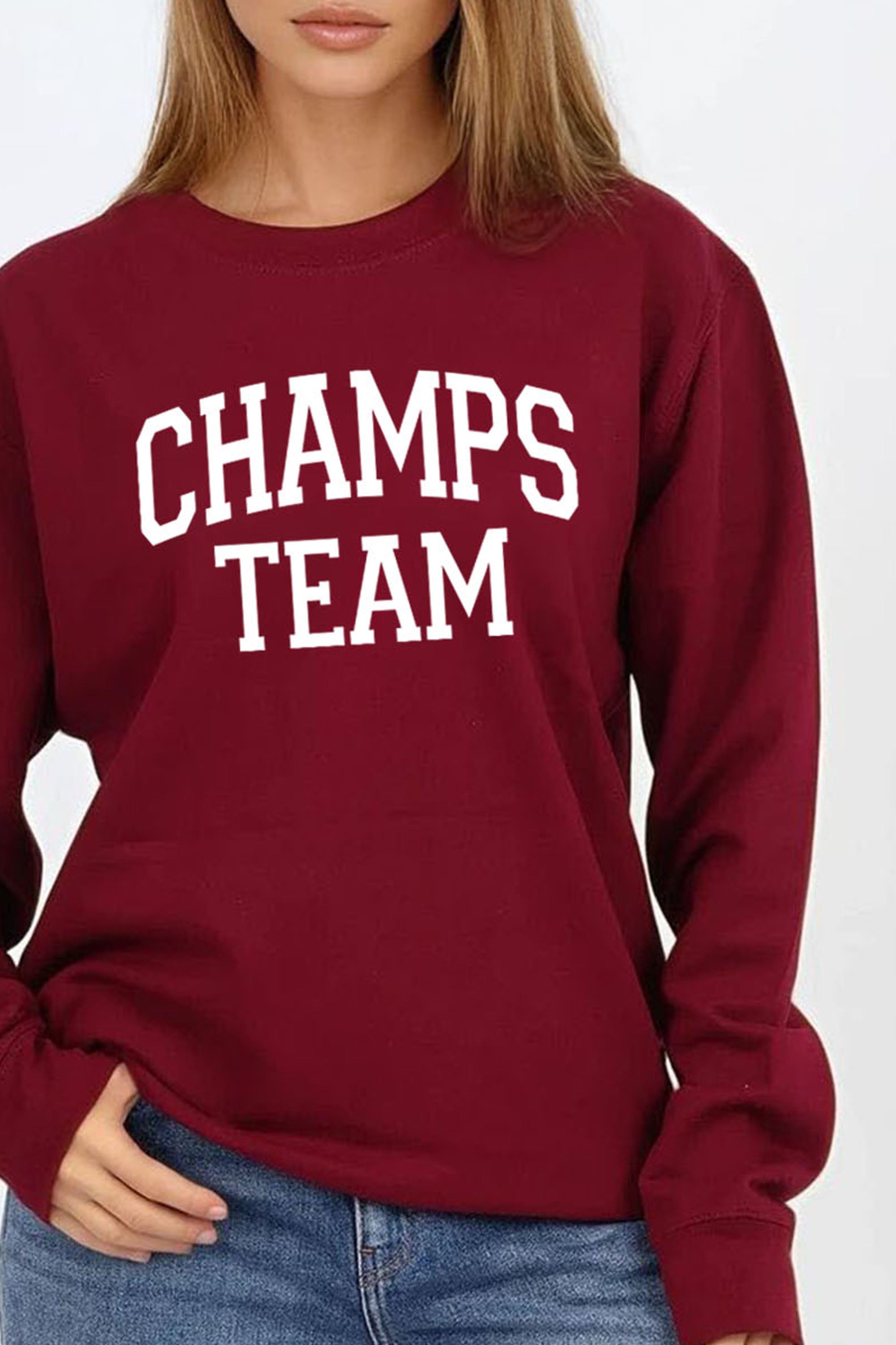 Vintage Champs Team Printed Sweatshirt