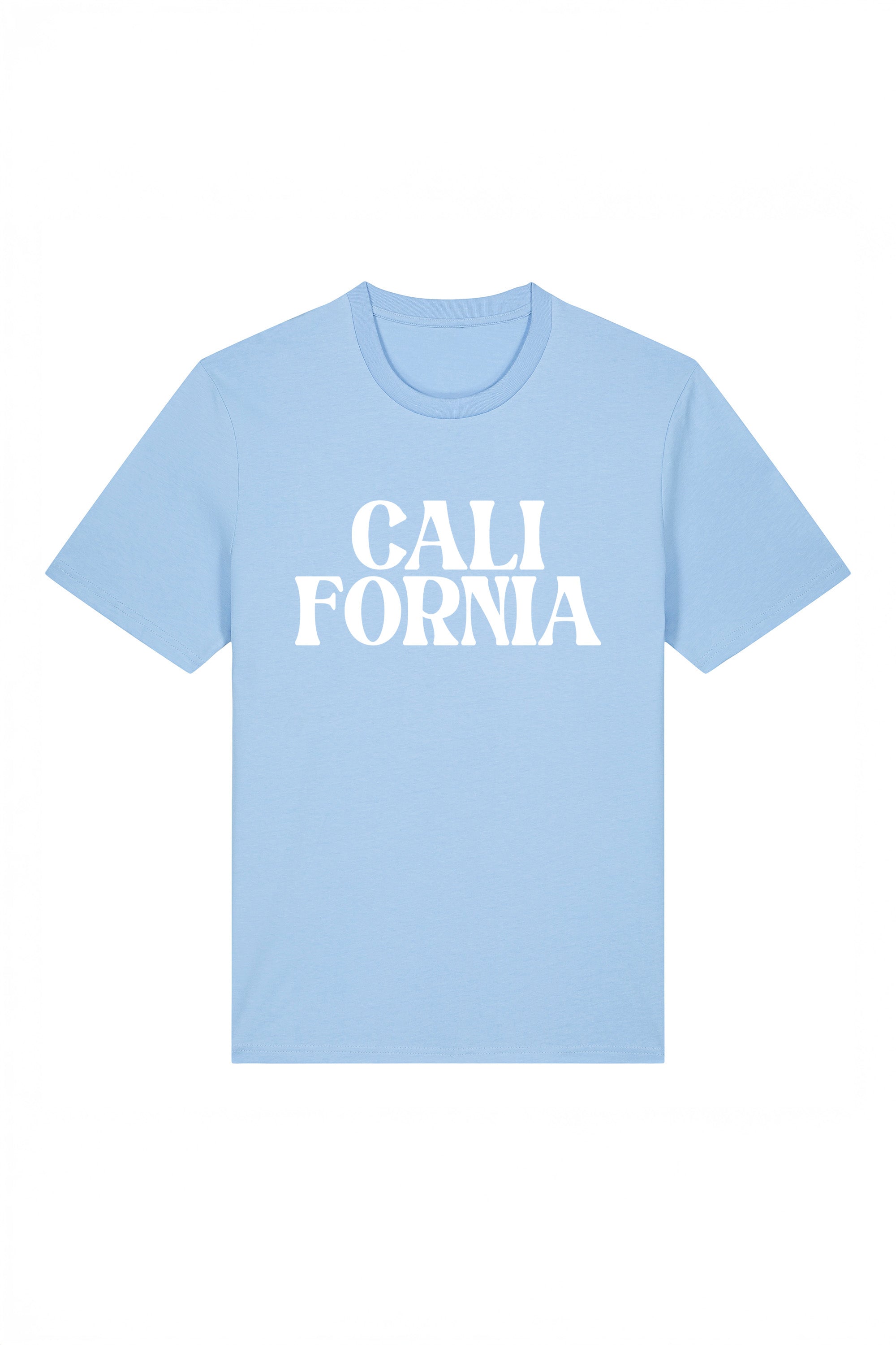 180 GSM Unisex Organic California Printed T-Shirt