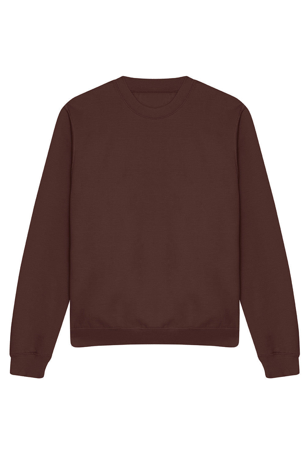 Plain Sweatshirt In Chocolate Fudge  (Single)