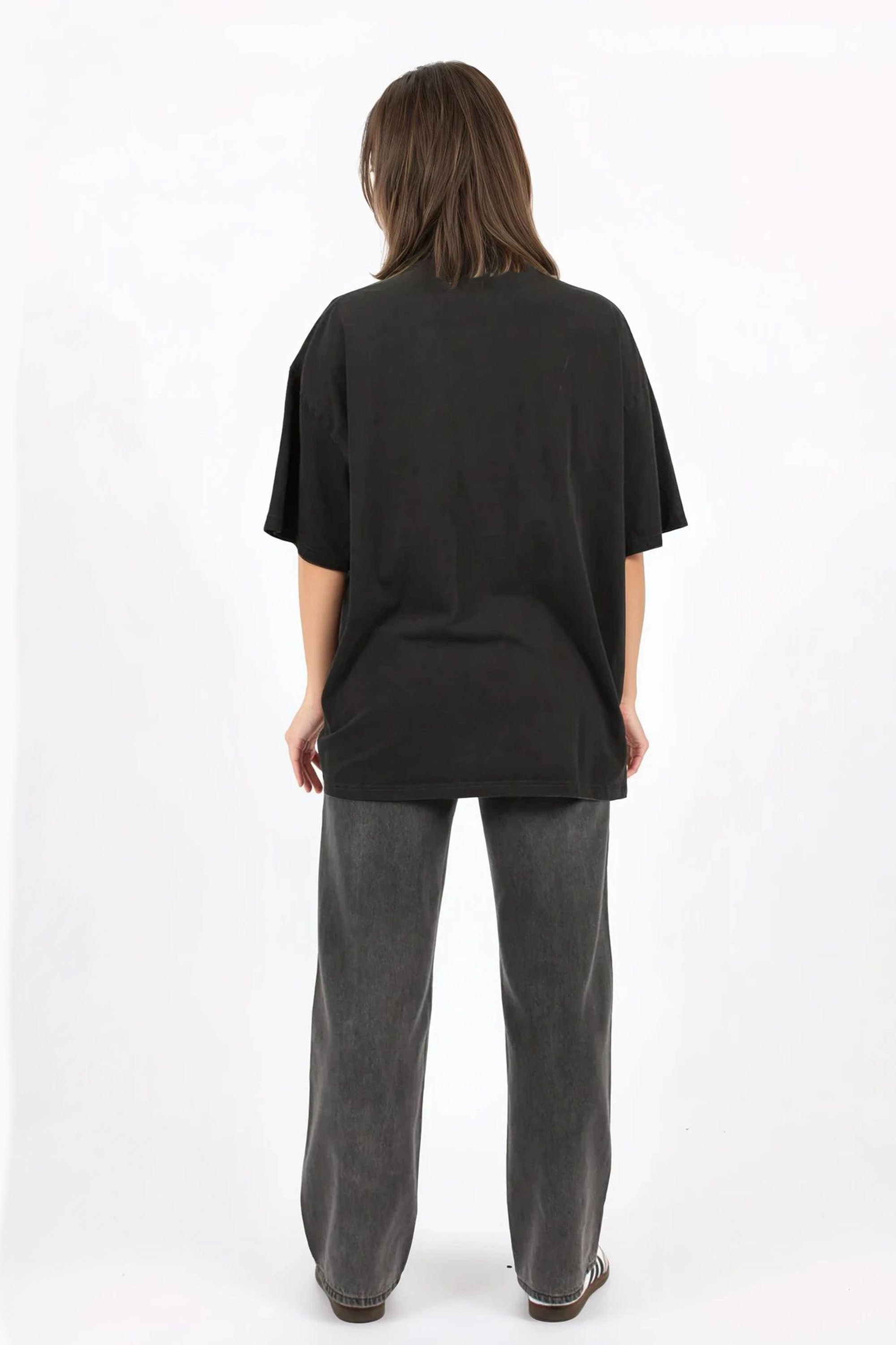 150GSM Oversized Washed T-Shirt in Covent Garden Floral Print