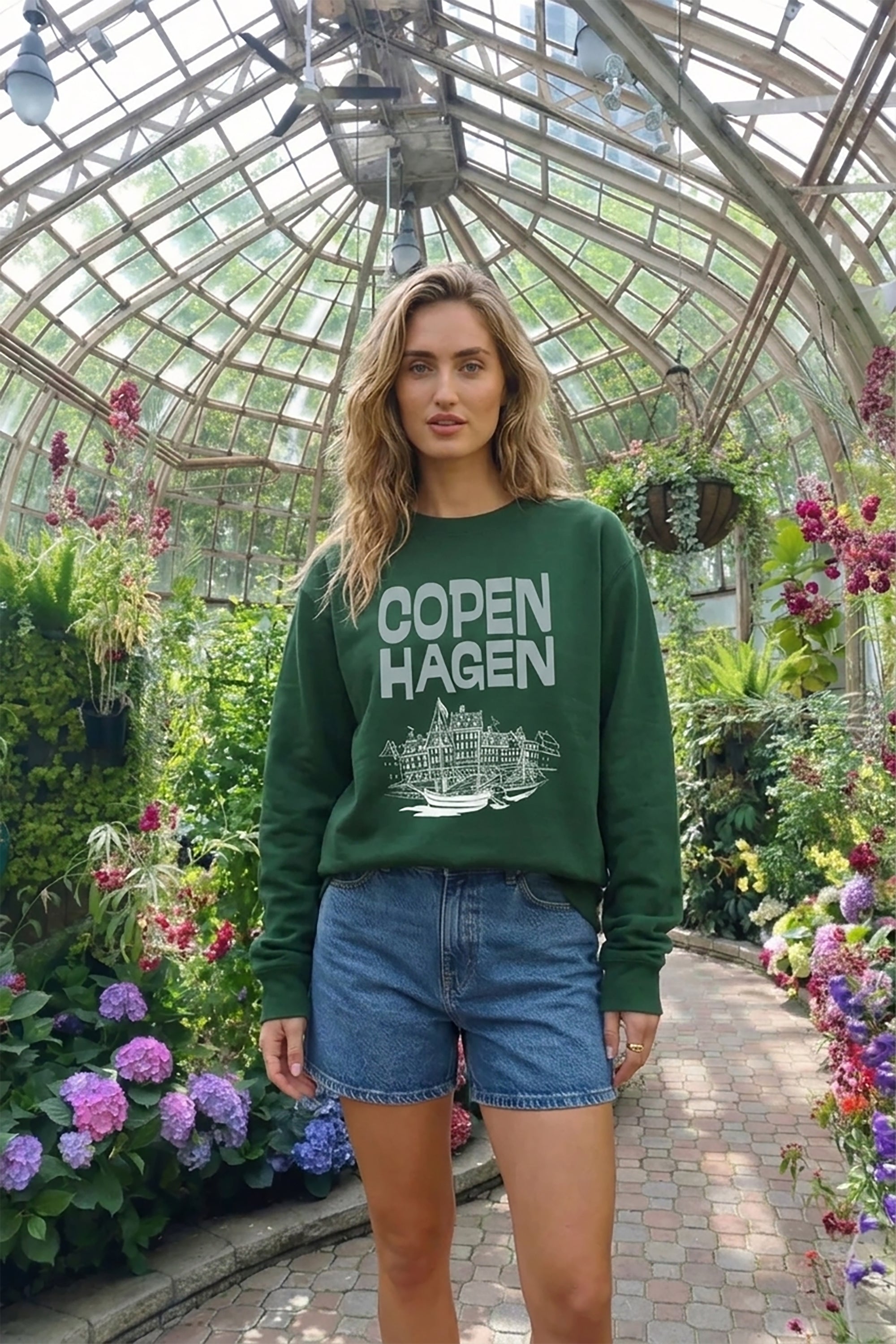 Copenhagen Denmark Graphic Printed Sweatshirt