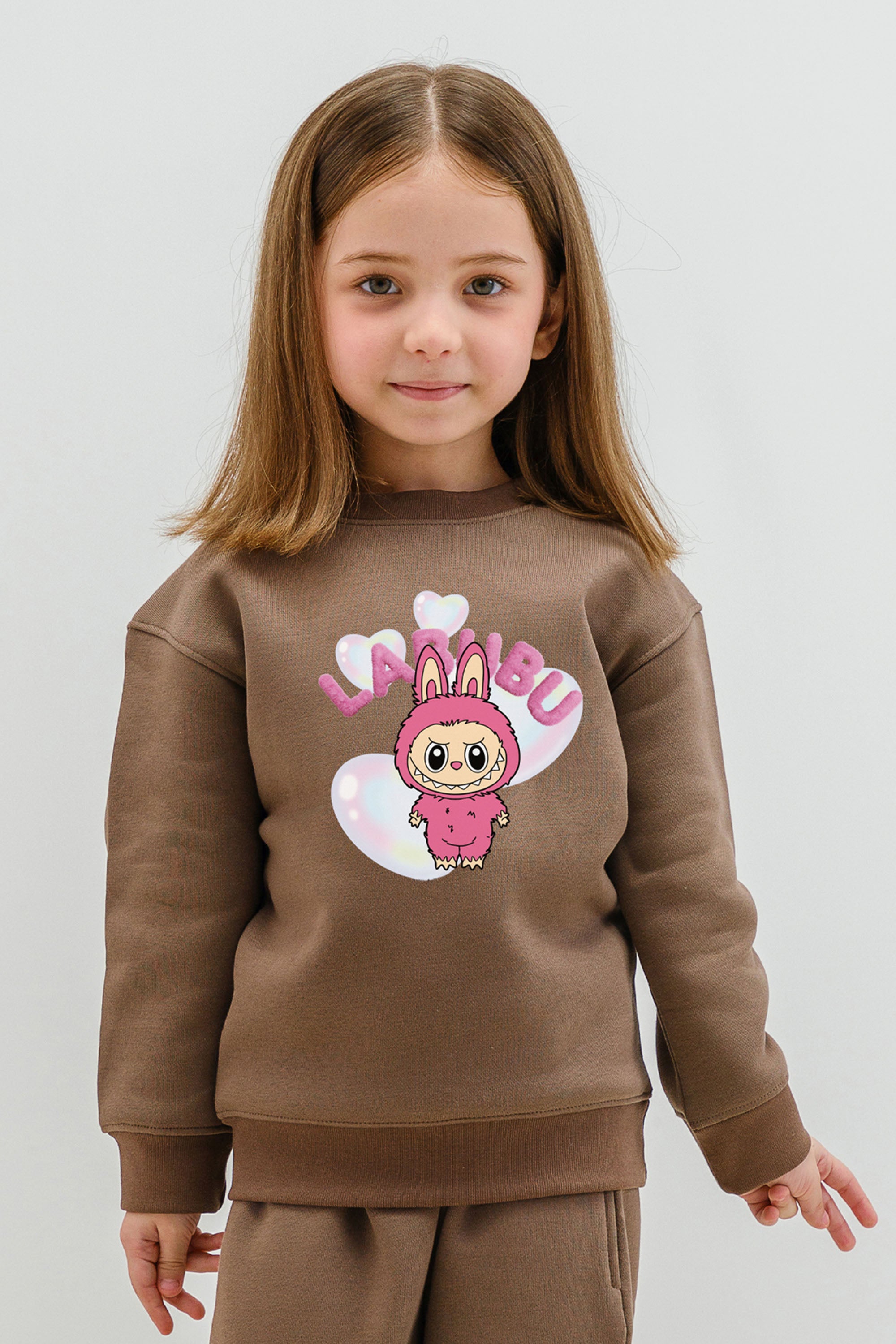 Kids Premium Cute Labubu Printed Sweatshirt (Pack of 5)