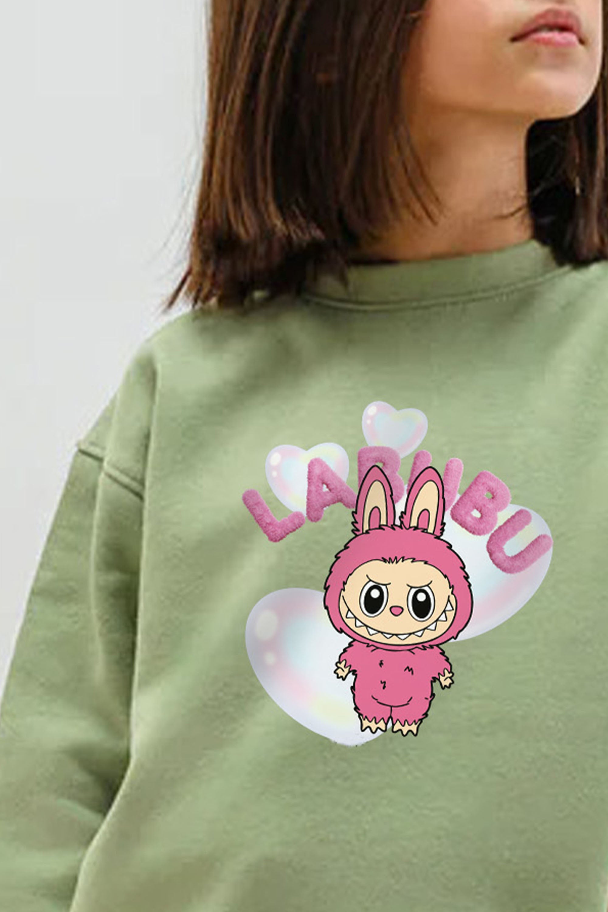 Kids Premium Cute Labubu Printed Sweatshirt (Pack of 5)