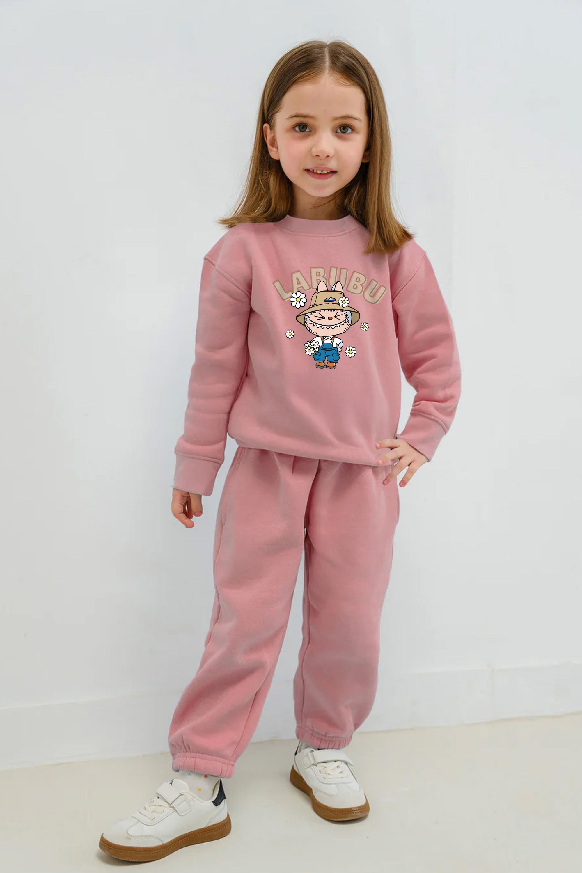 Kids Premium Labubu Daisy Farmer Printed Sweatshirt (Pack of 5)