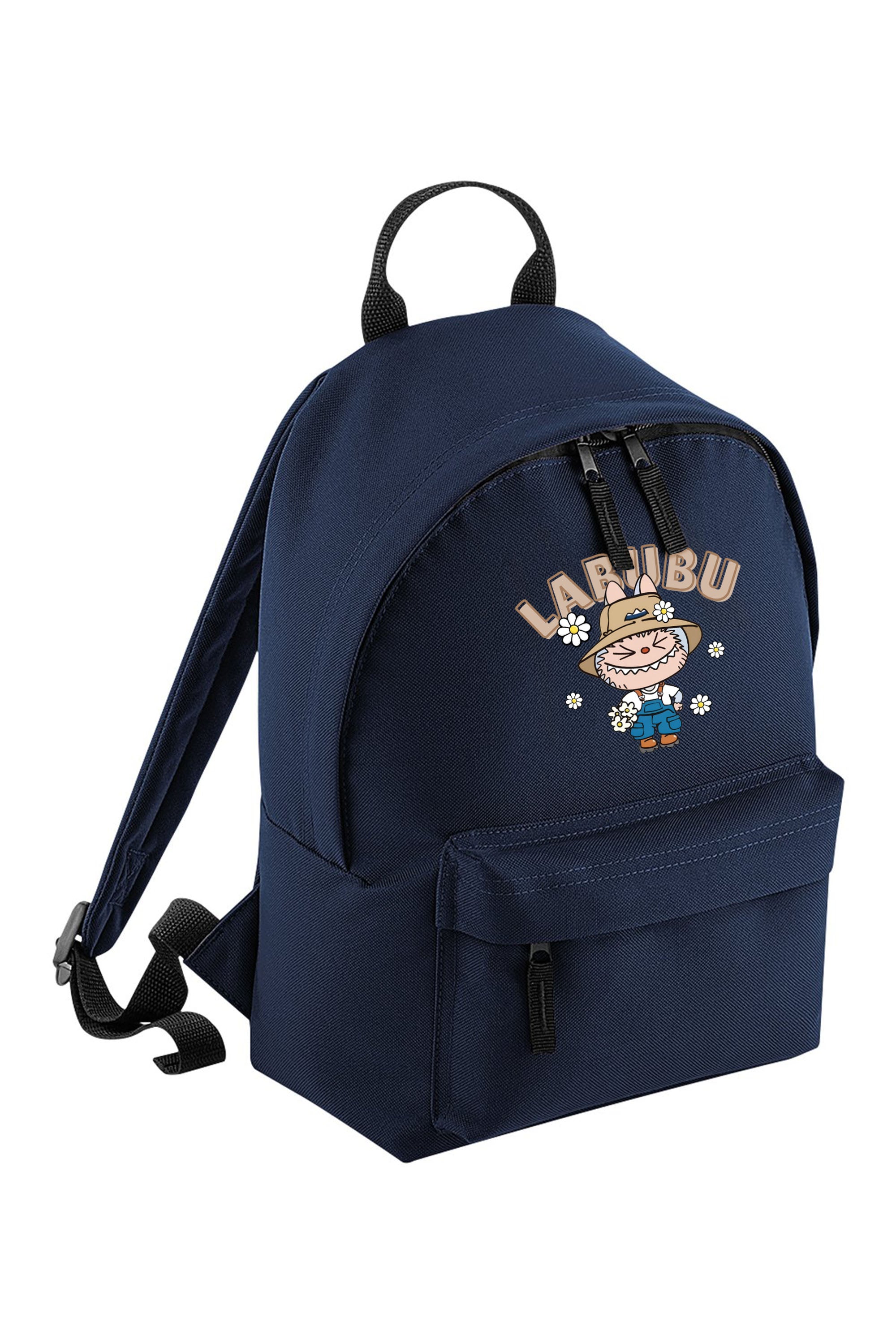 Labubu Daisy Farmer Printed Mini Backpack