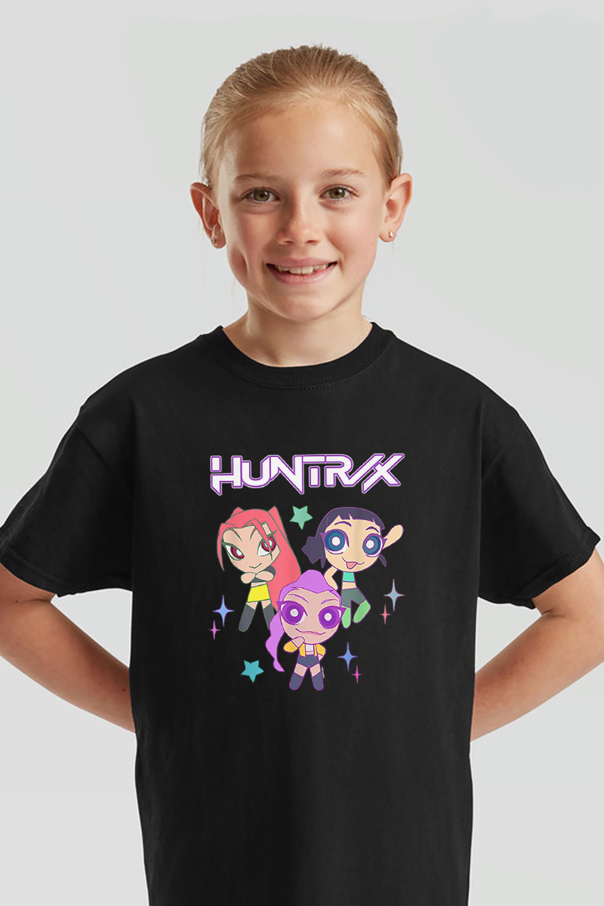 Kids Huntrix Anime Graphic Printed T-Shirt
