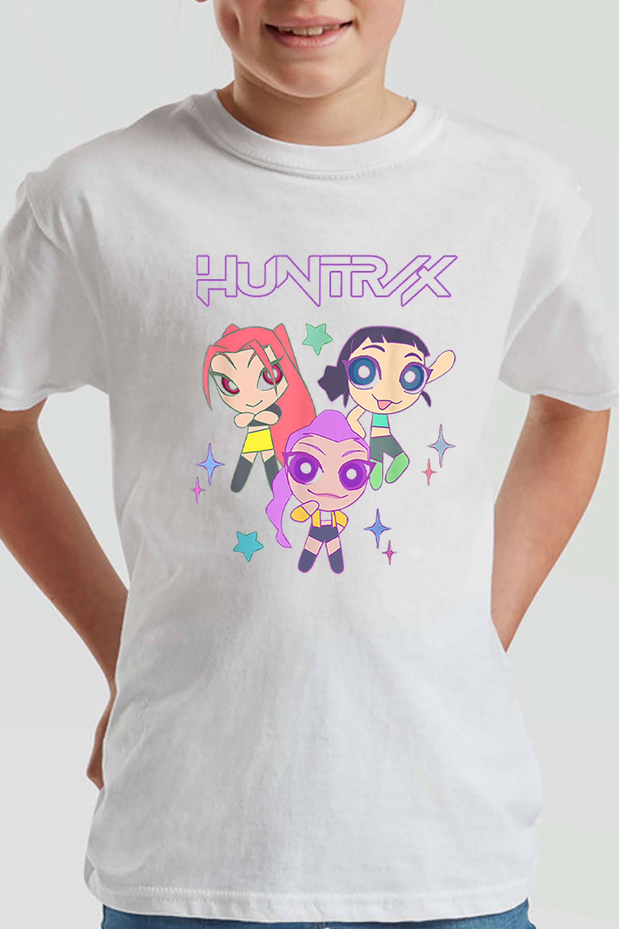 Kids Huntrix Anime Graphic Printed T-Shirt
