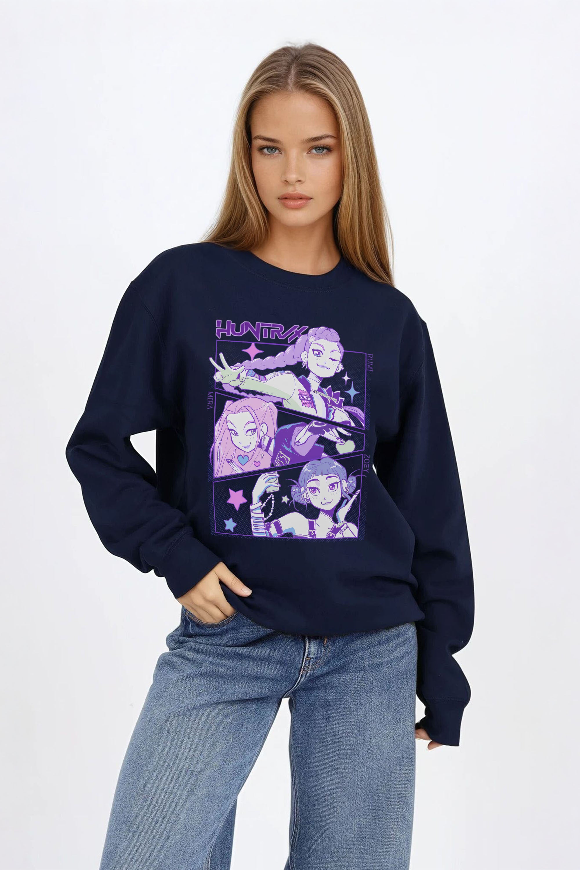 Huntrix K-pop Anime Printed Sweatshirt