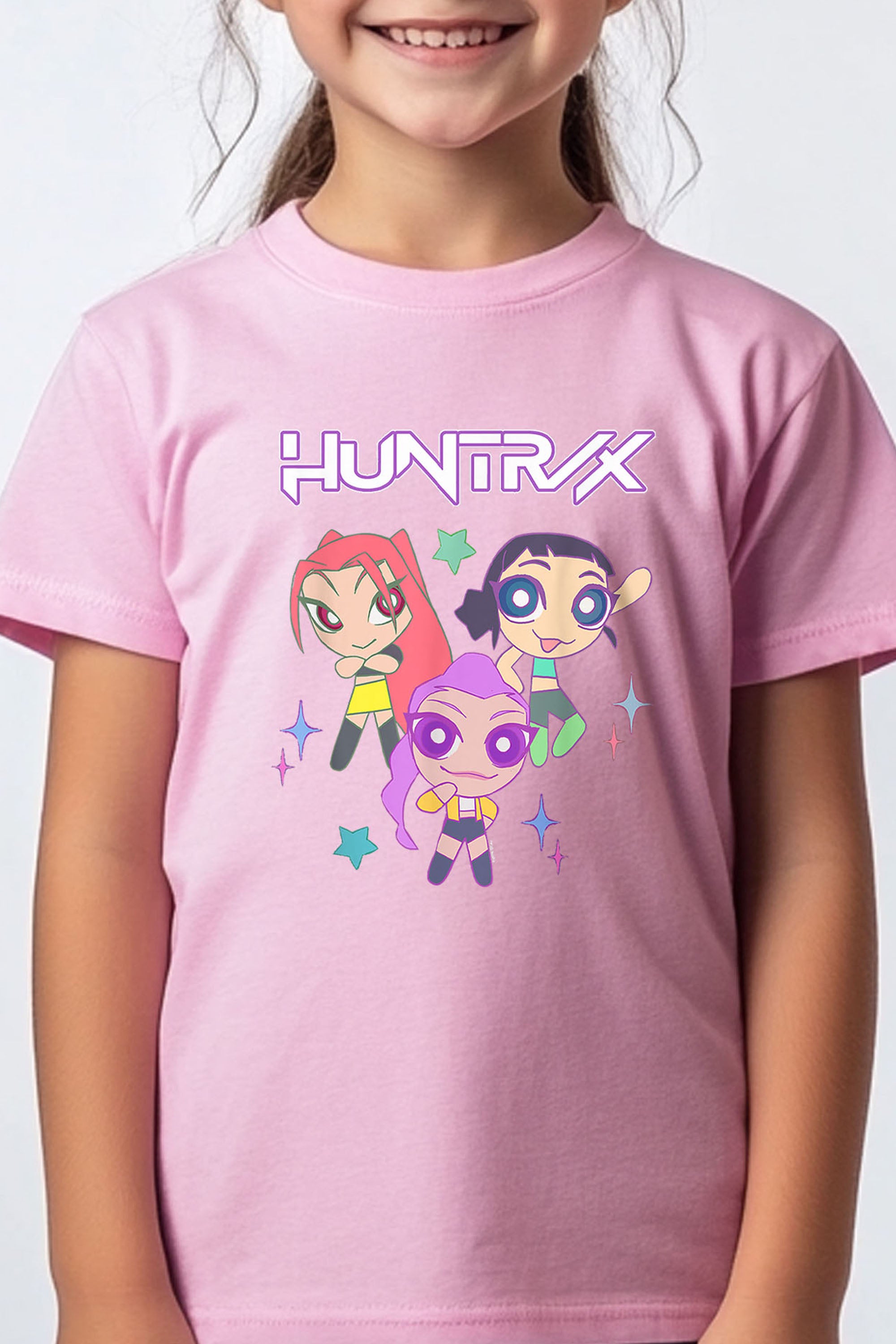 Kids Huntrix Anime Graphic Printed T-Shirt