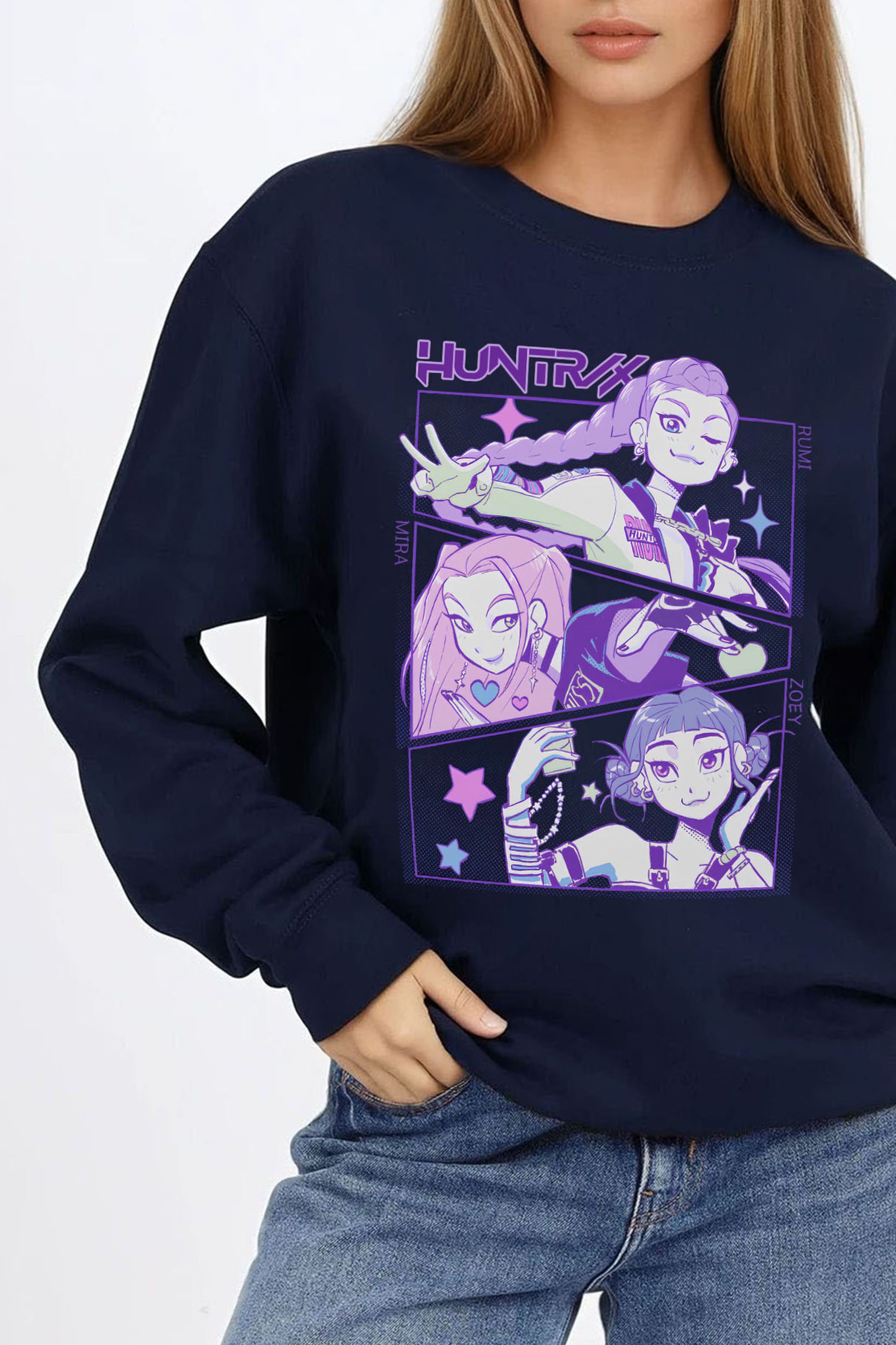 Huntrix K-pop Anime Printed Sweatshirt