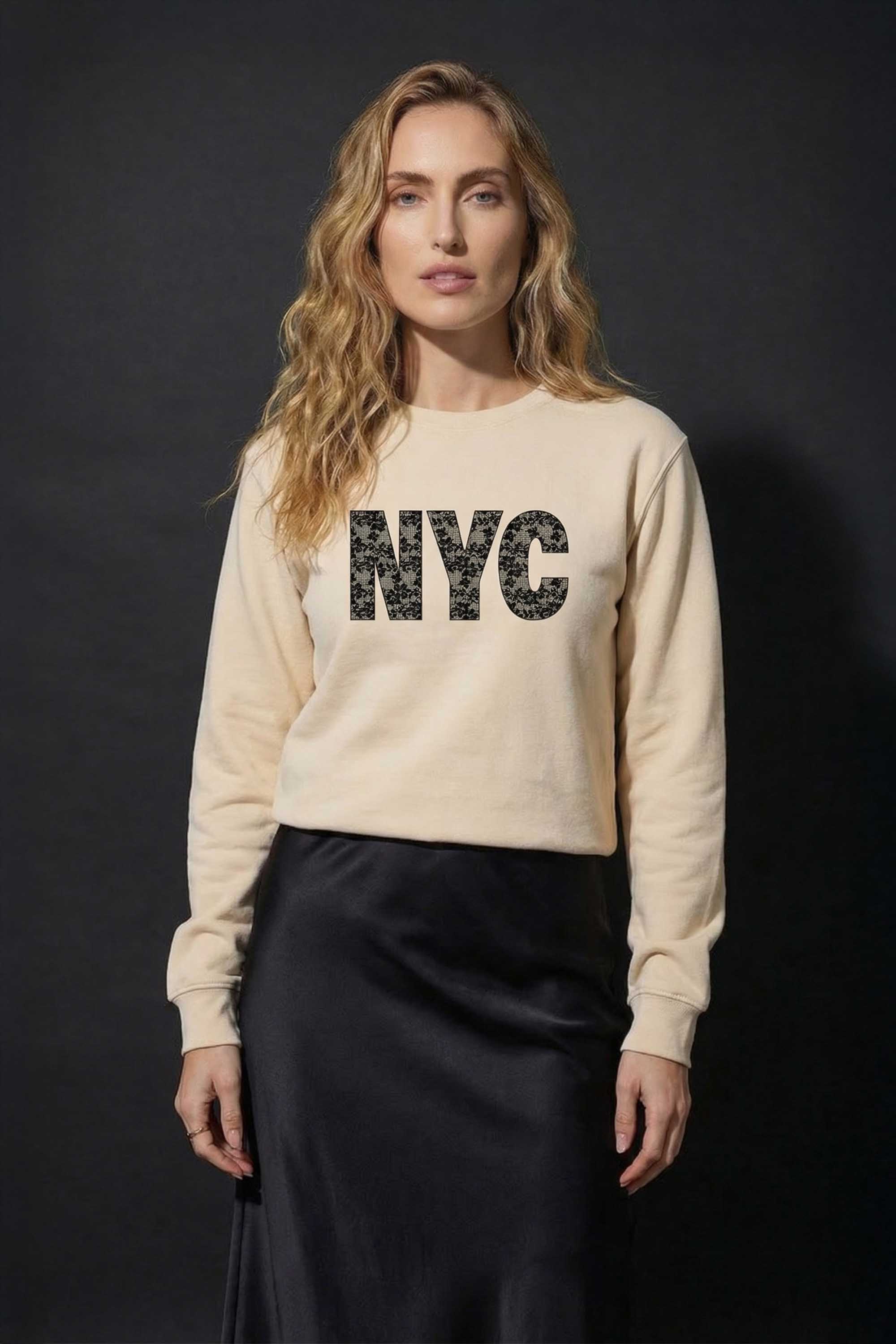 NYC Lace Printed Sweatshirts (Pack of 6)