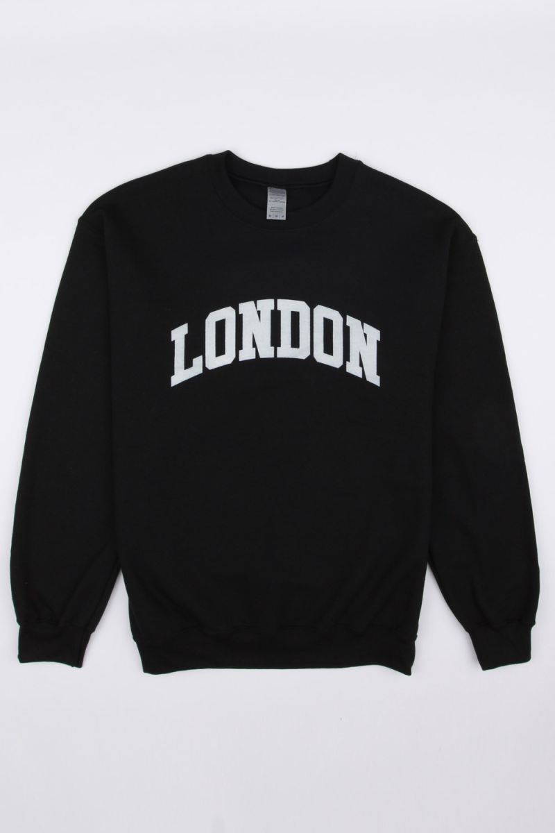 London Slogan Oversized Sweatshirt (Pack of 6)