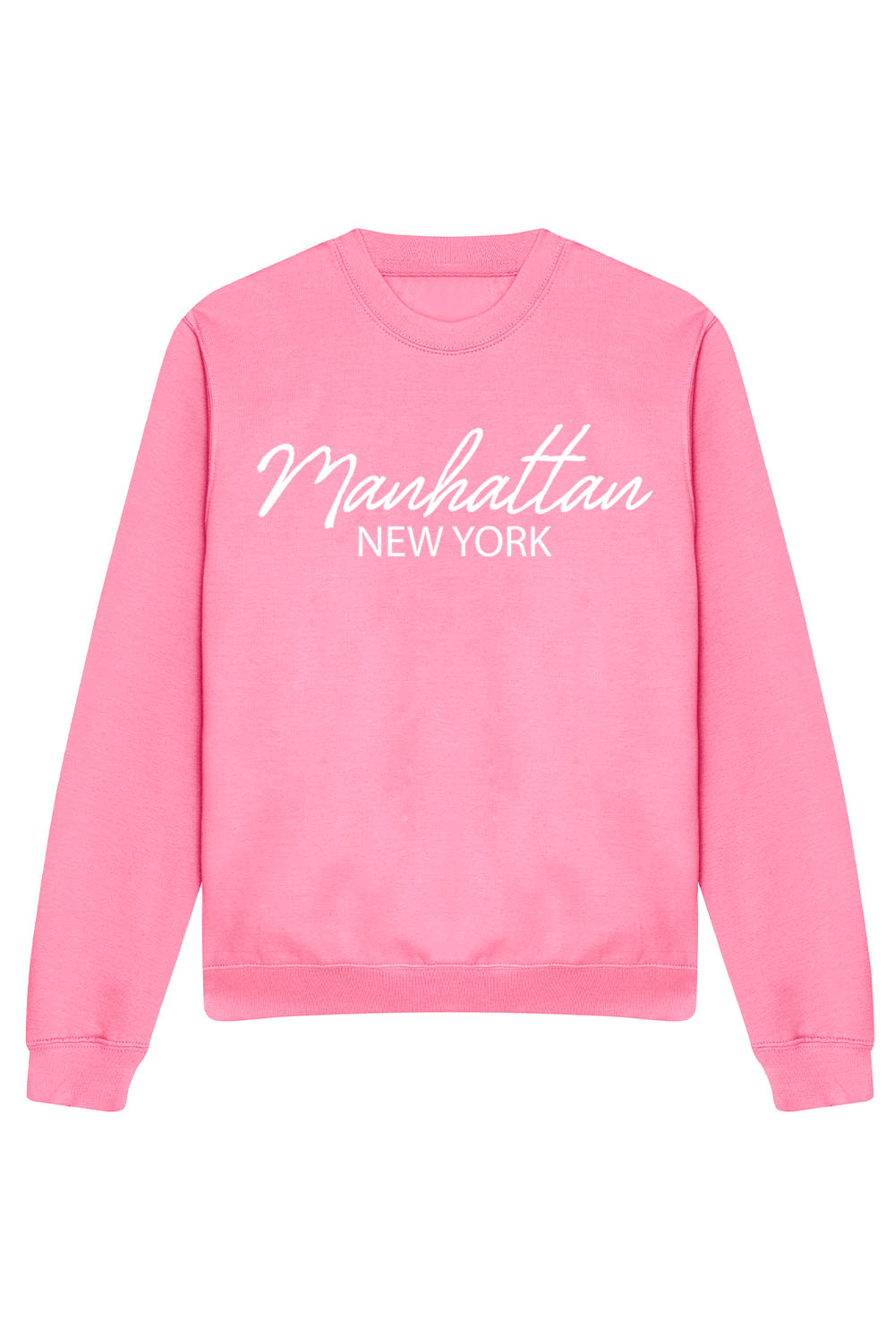 Manhattan Sweatshirt In Candy Floss Pink(CUSTOM PACKS)