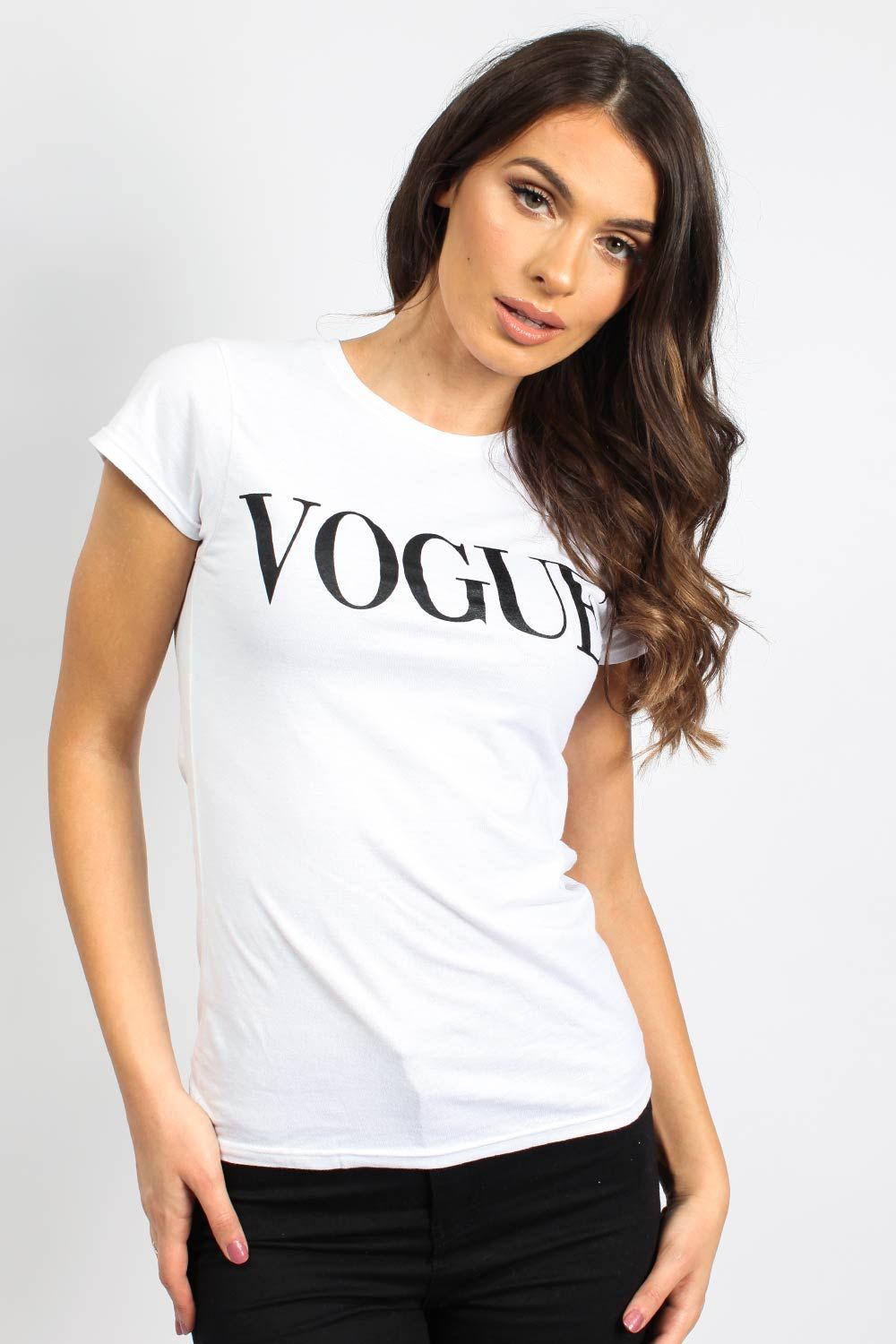 Vogue Slogan T-Shirt (Pack of 6)