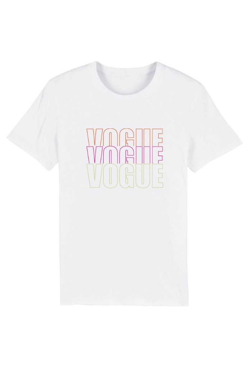 Multi Color Vogue Outline T-Shirt(Pack of 6)