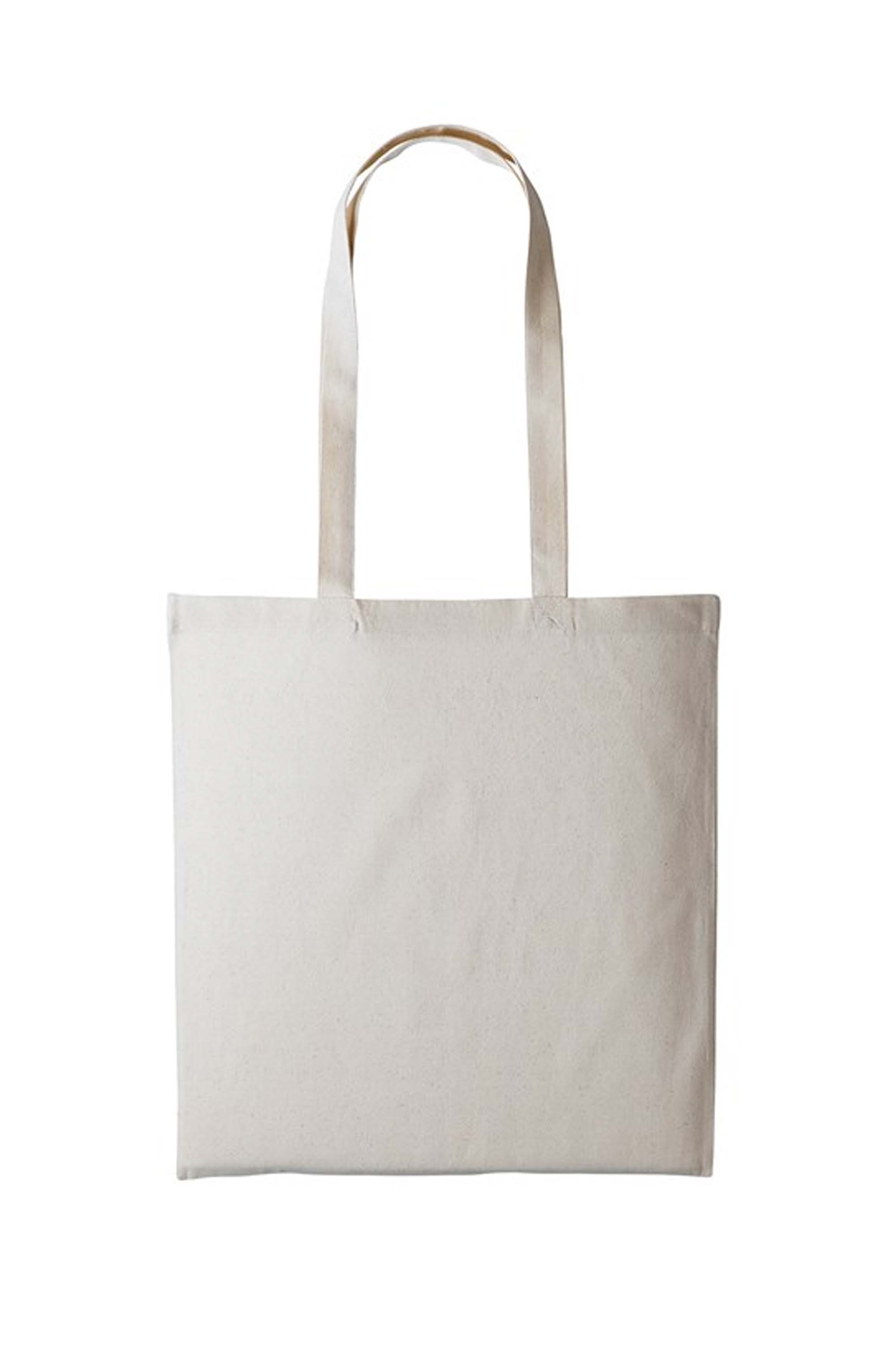 Cotton Shopper Long Handle Canvas Bag (Custom Pack)