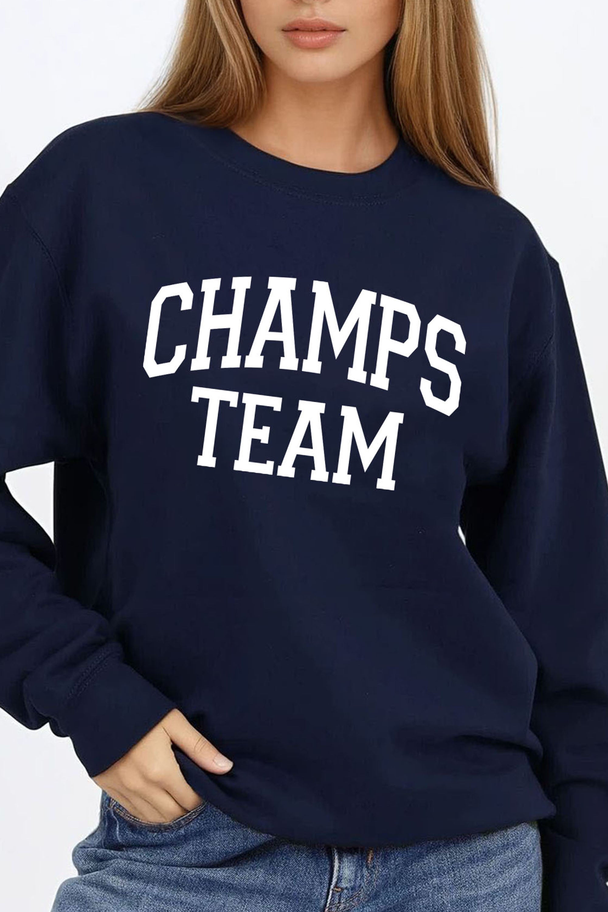 Vintage Champs Team Printed Sweatshirt