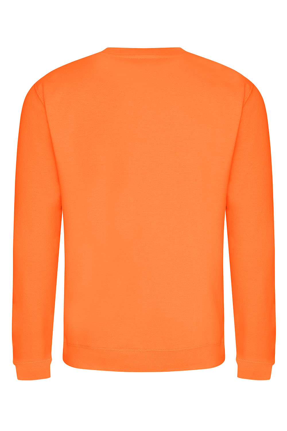 Plain Sweatshirt In Orange Crush (Single).