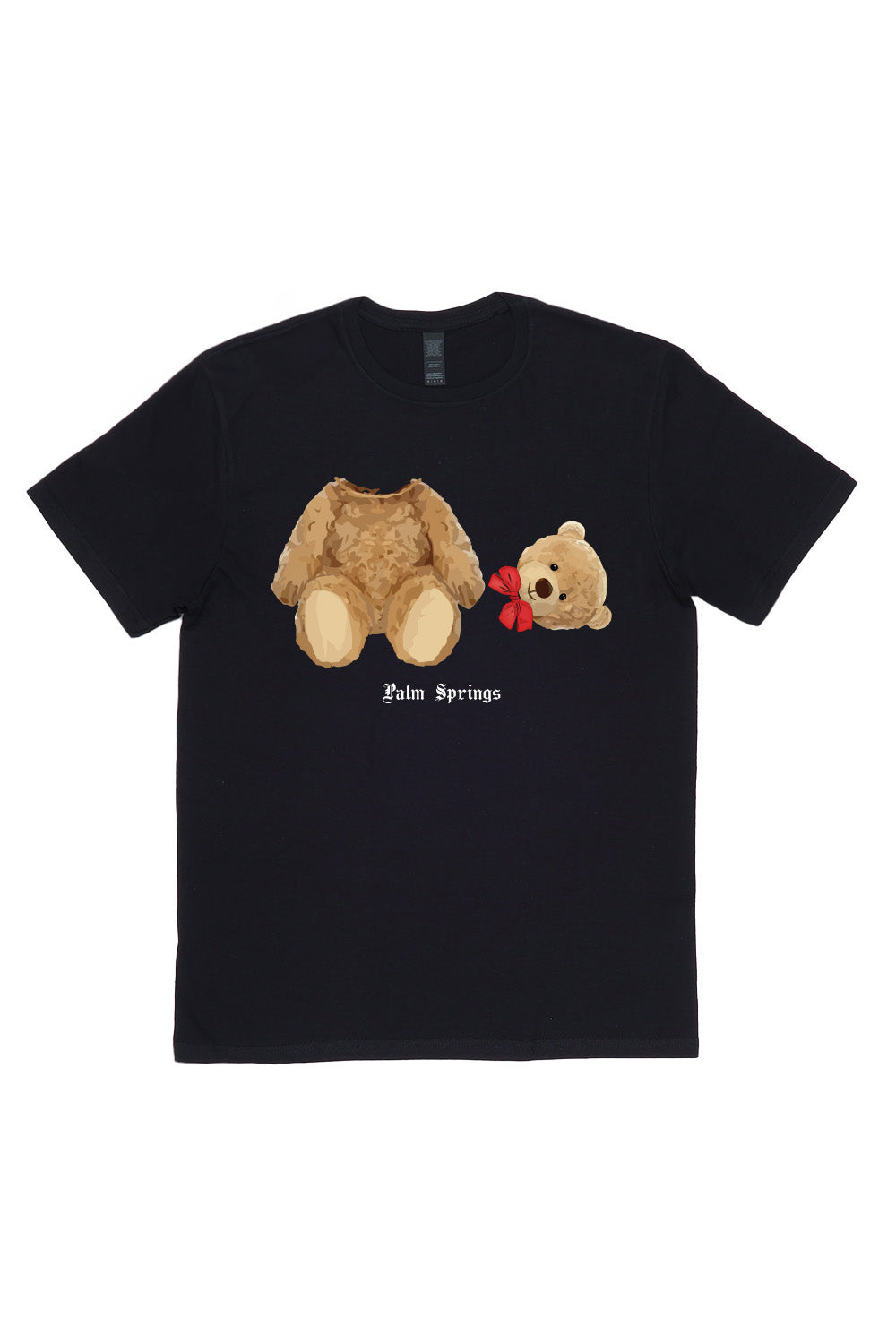 Palm Springs Teddy T-Shirt in Black (Custom Packs)