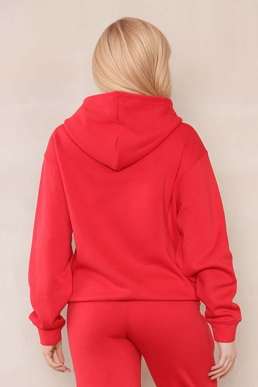 280GSM Premium LSF Fleece Hoodie in Fire Red (Pack of 4)