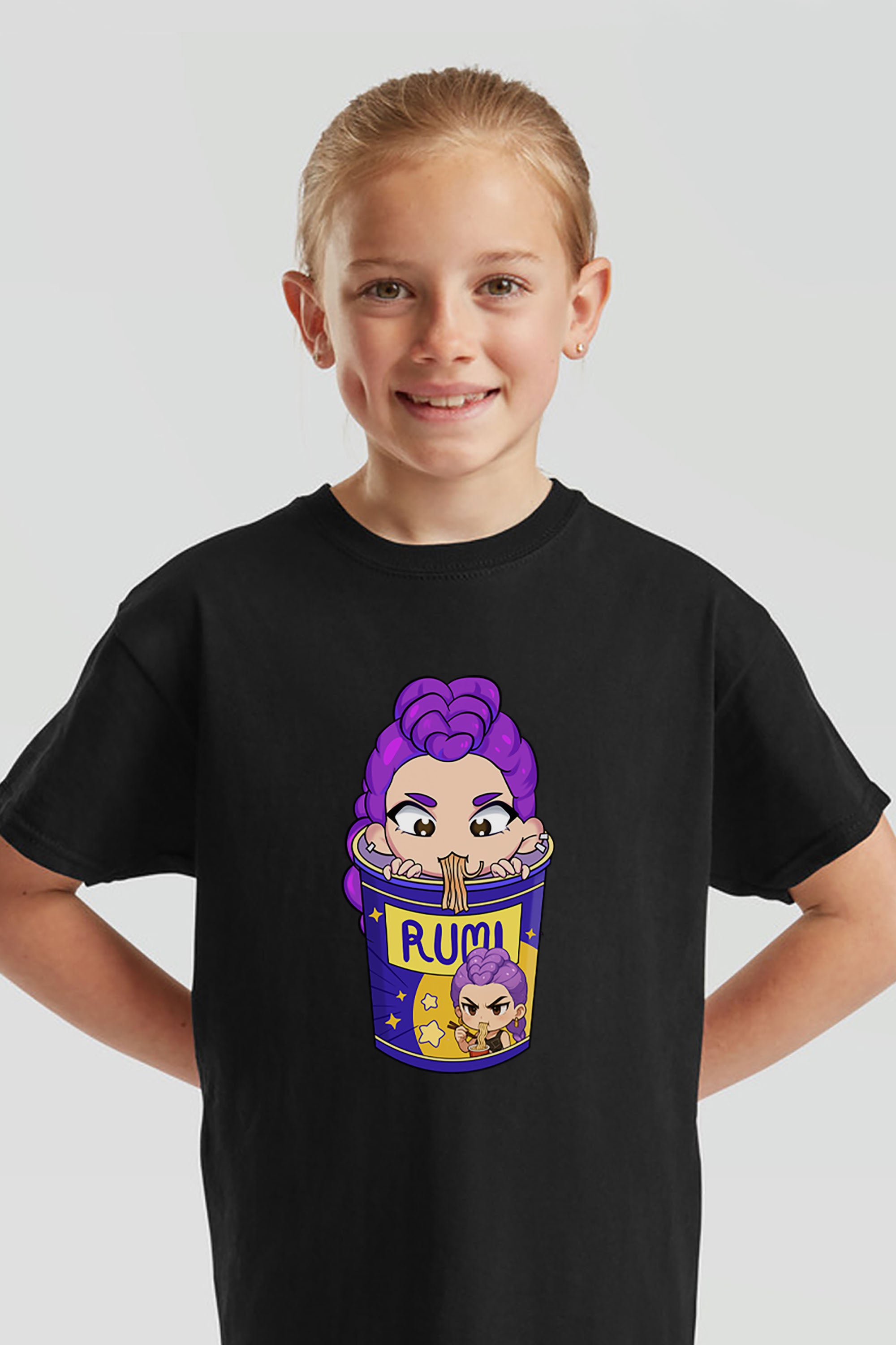 Kids Rumi Ramen Graphic Printed T-Shirt
