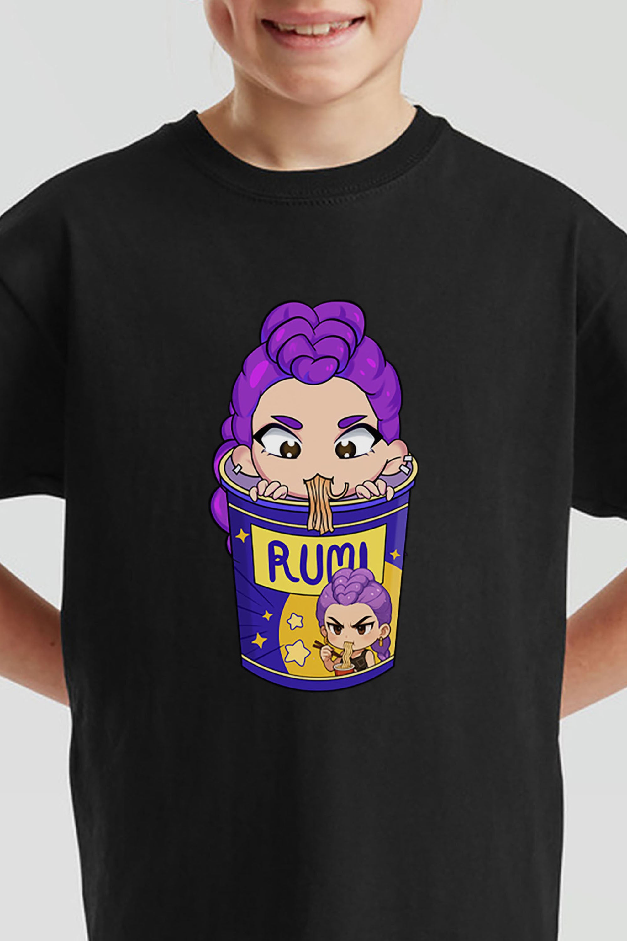 Kids Rumi Ramen Graphic Printed T-Shirt
