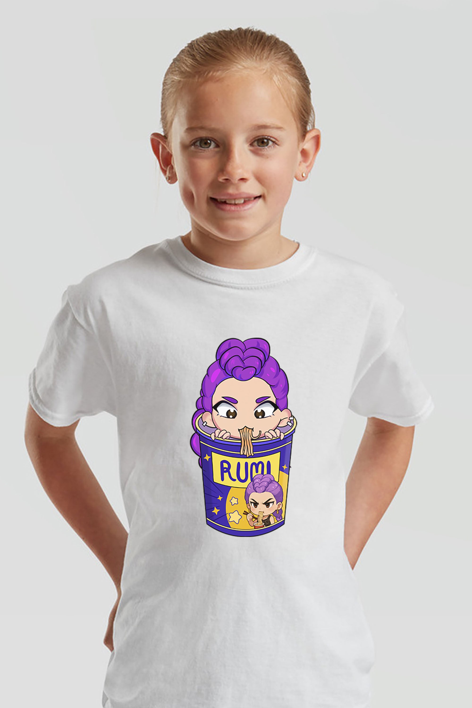 Kids Rumi Ramen Graphic Printed T-Shirt