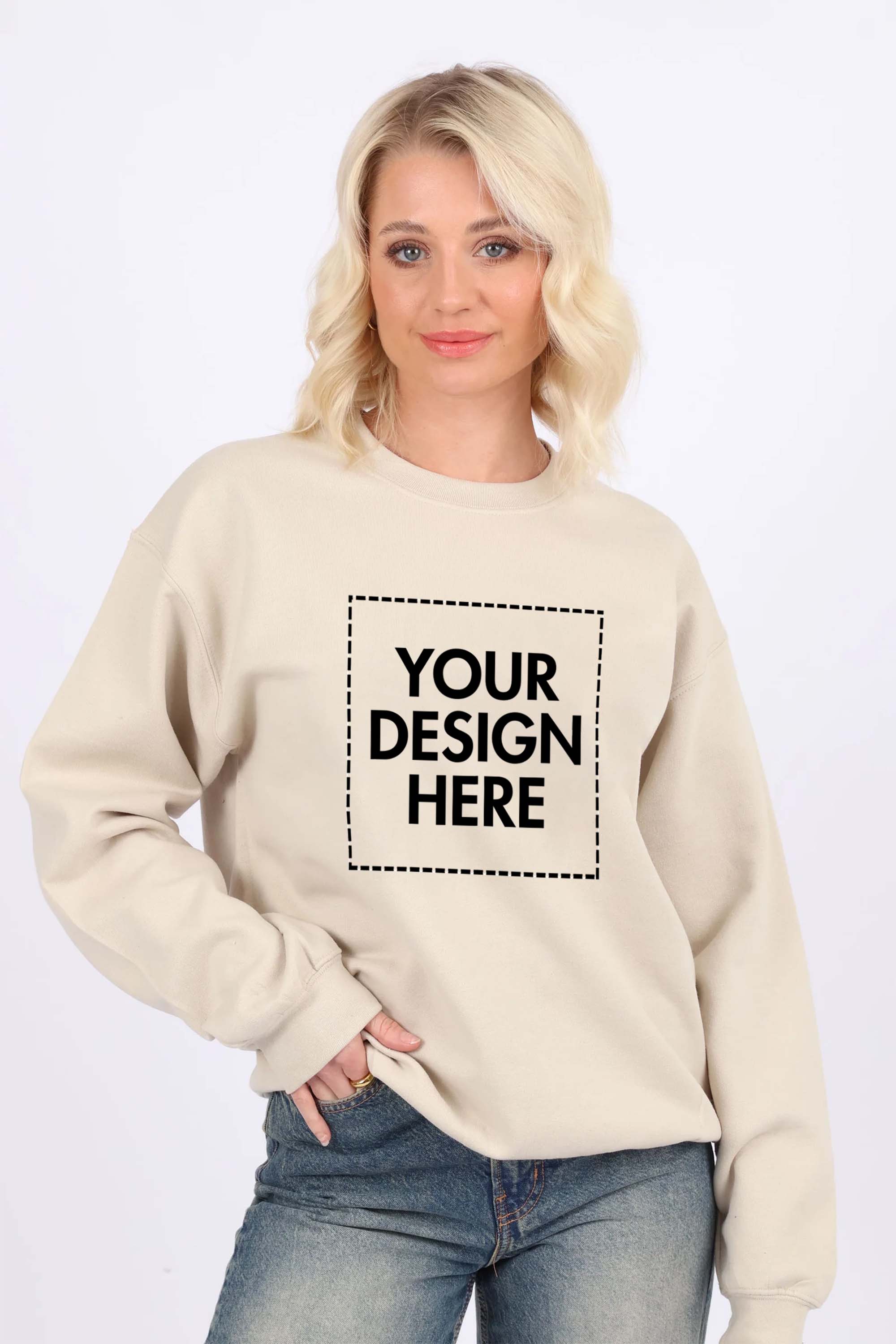 270GSM Unisex Heavy Blend Custom Printed Sweatshirt