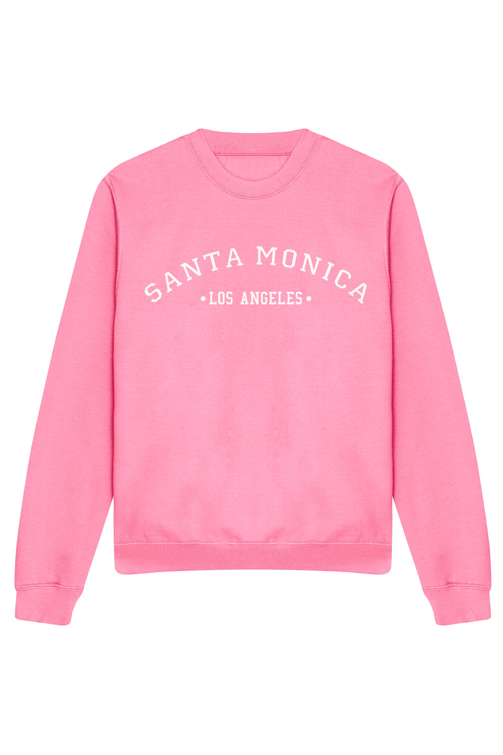 Santa Monica Sweatshirt In Candy Floss Pink  (Custom Pack)