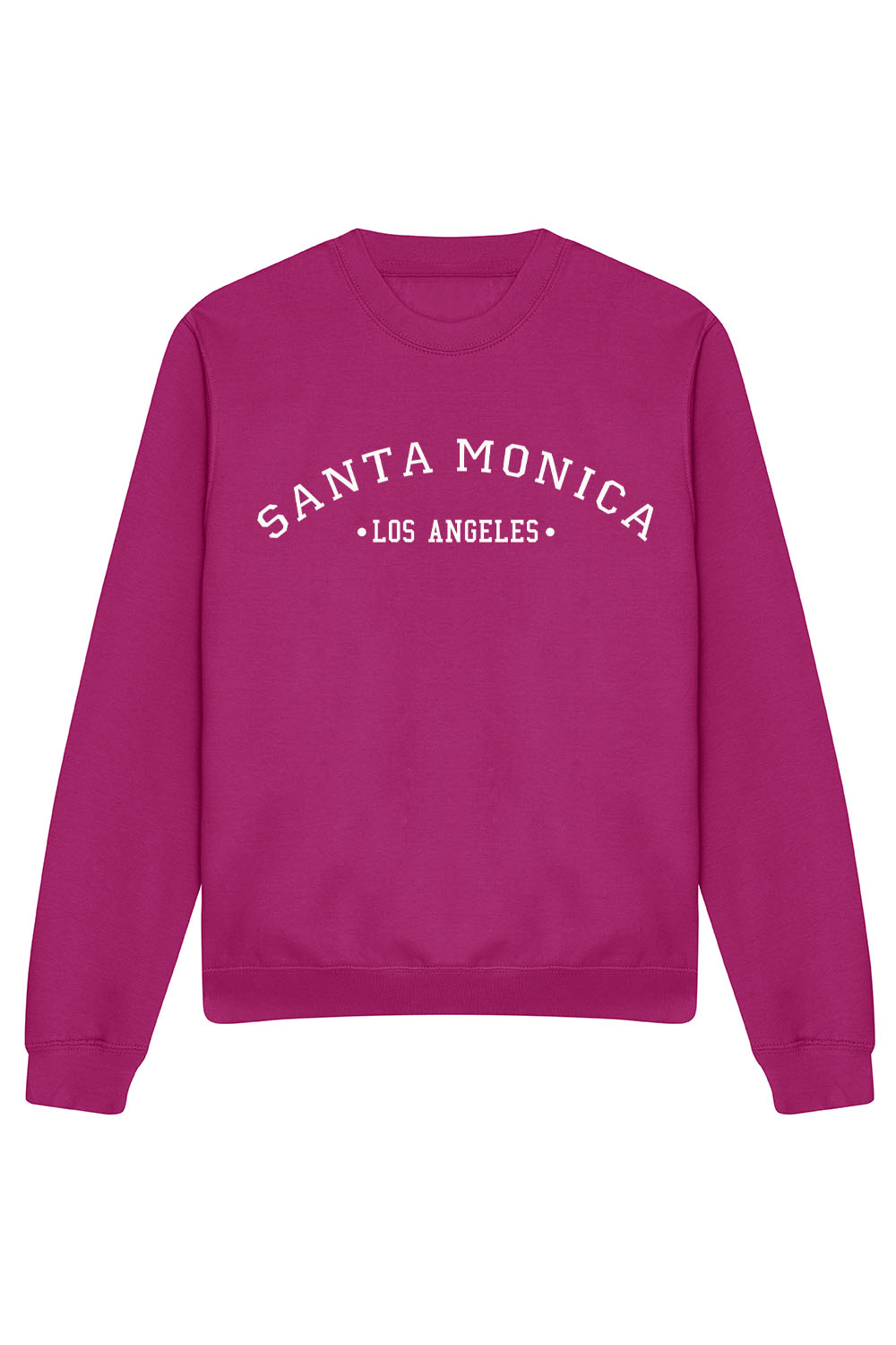 Santa Monica Sweatshirt In Festival Fuchsia (Custom Pack)