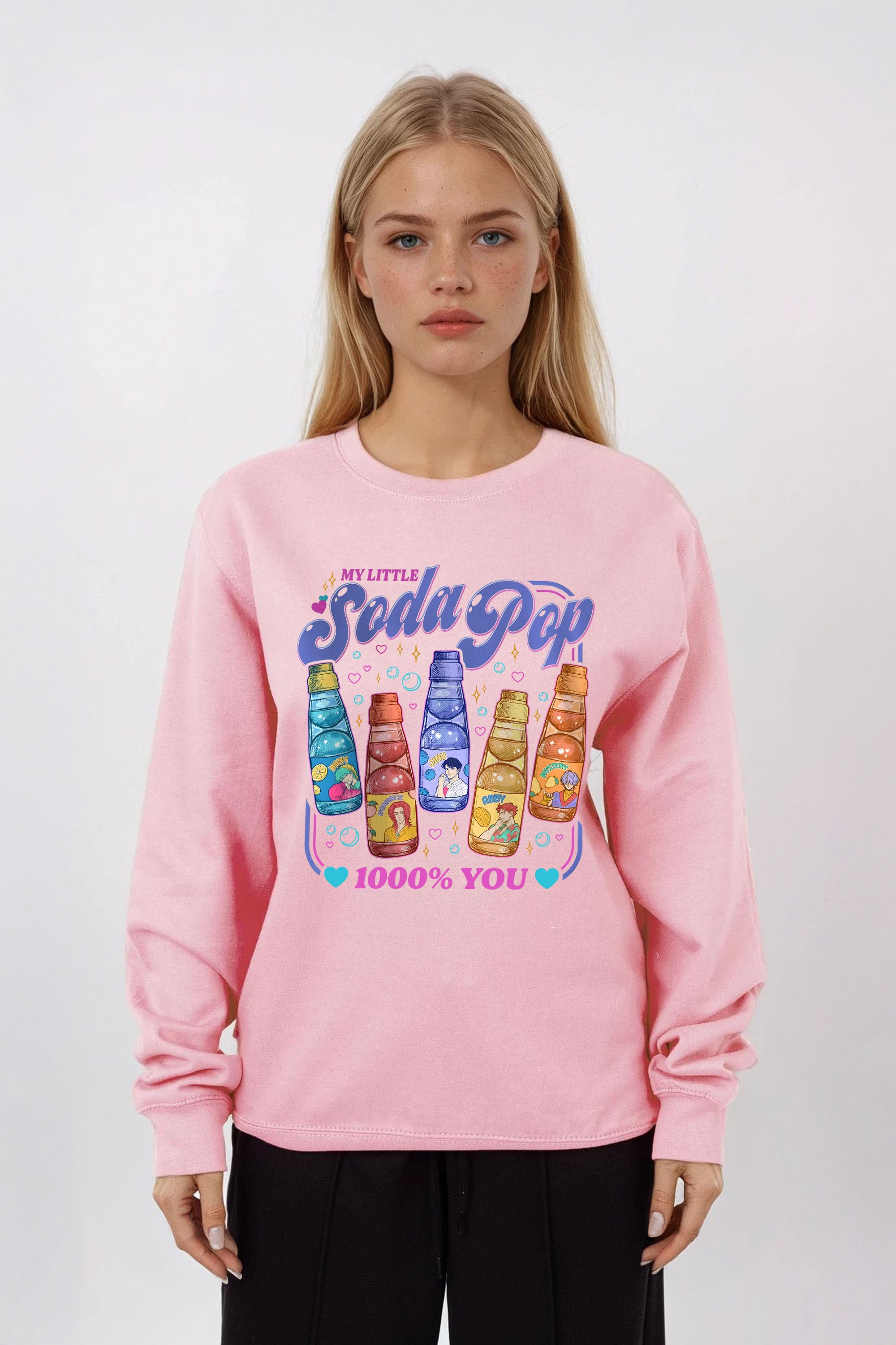 Soda Pop Printed Sweatshirt