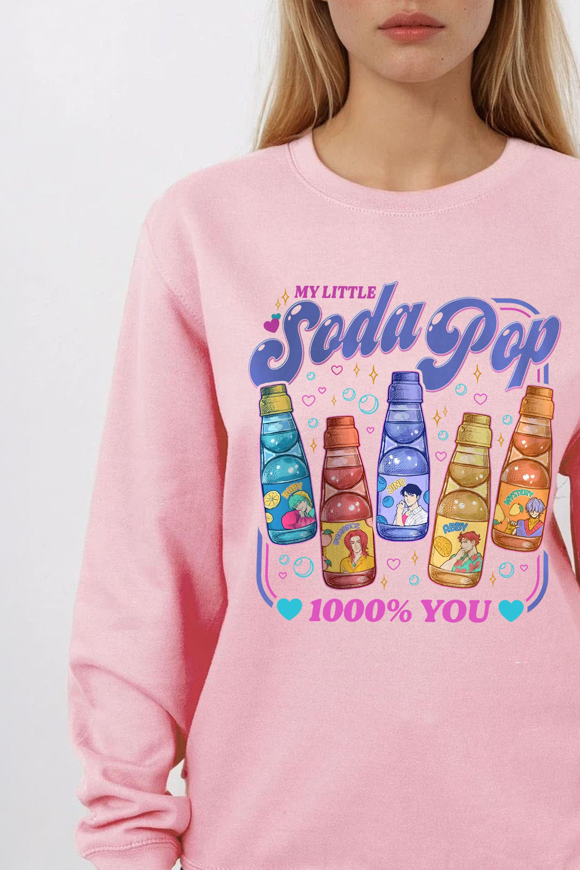 Soda Pop Printed Sweatshirt