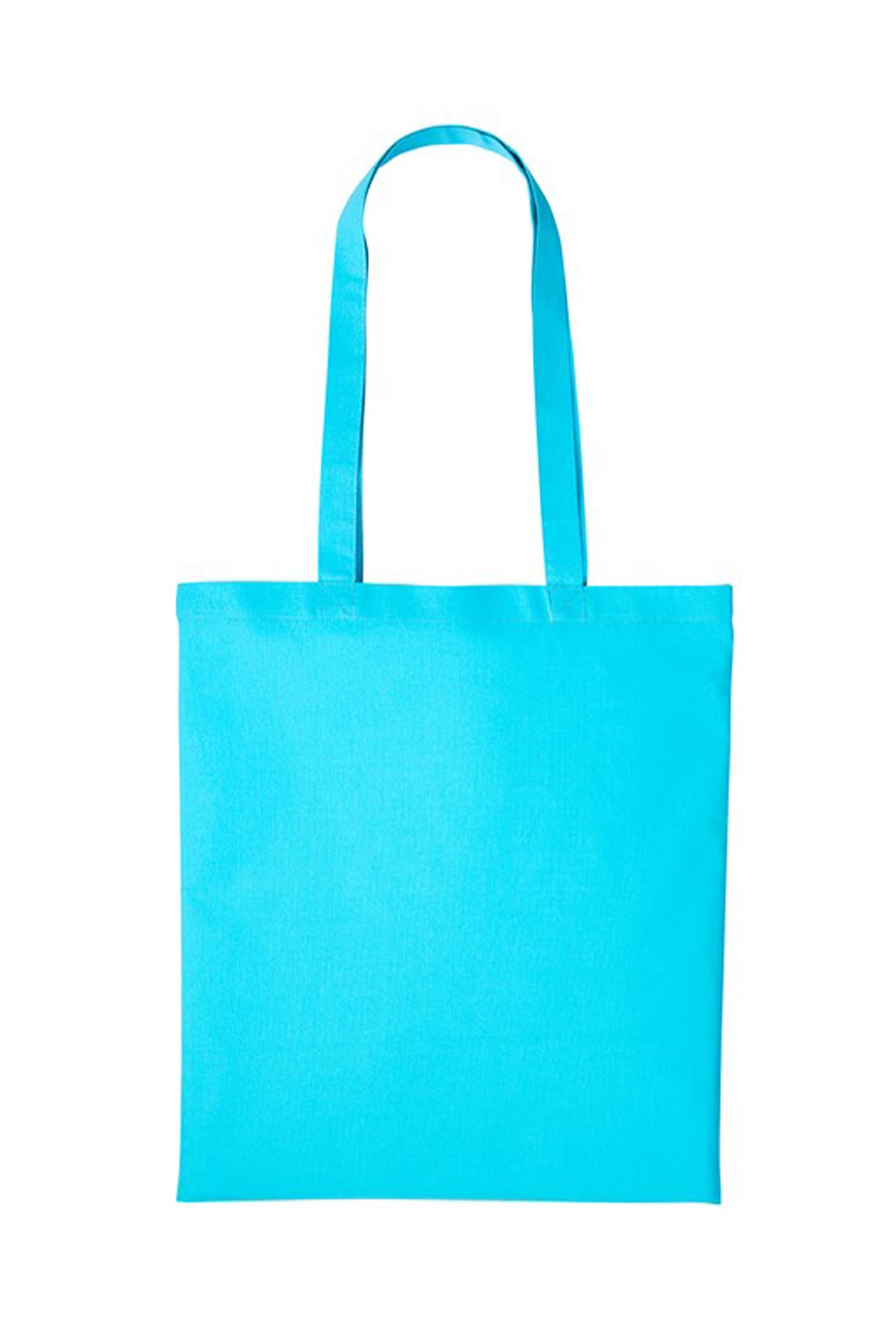 Custom Printed Cotton Shopper Long Handle Canvas Bag