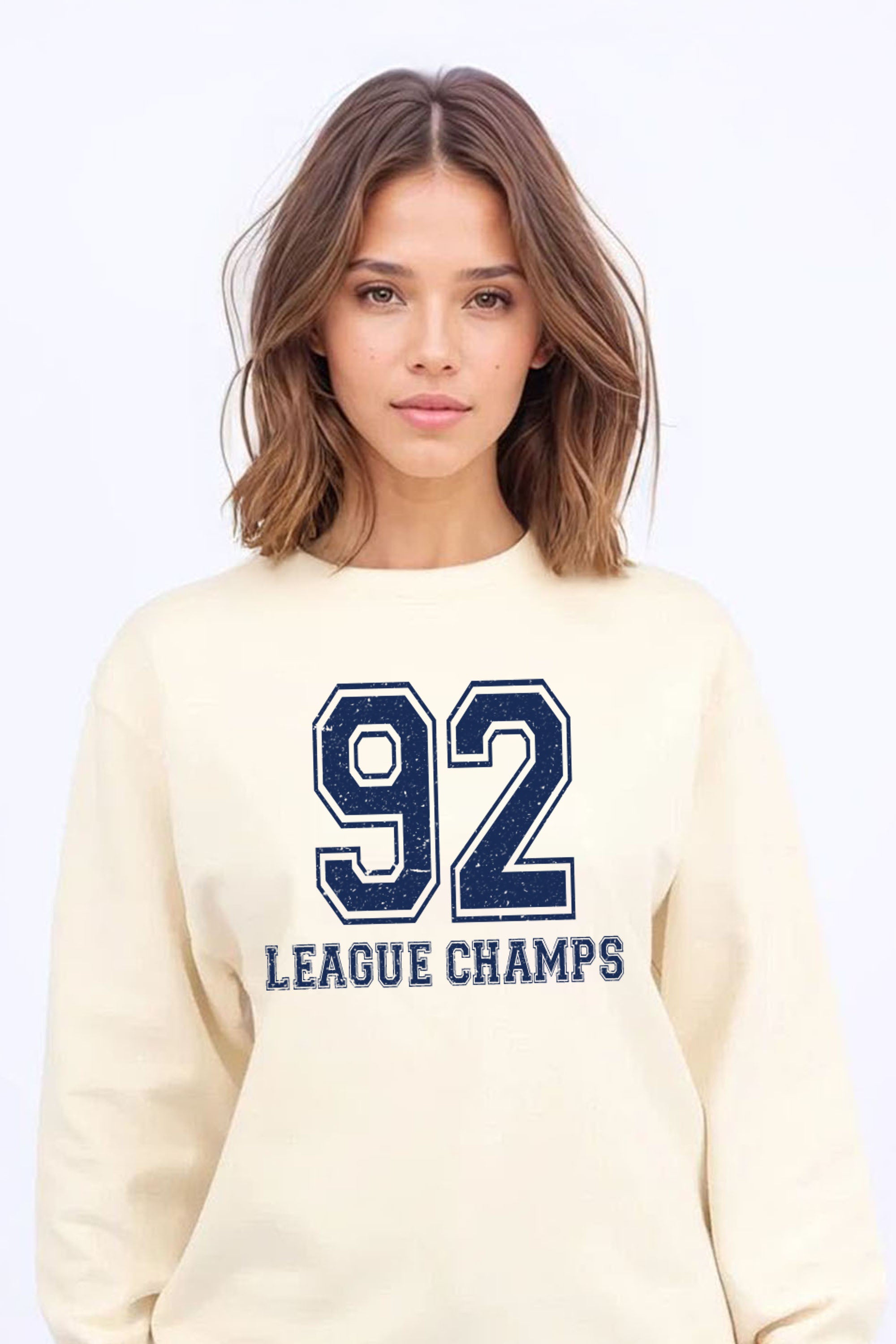 92 League Champs Printed Sweatshirt