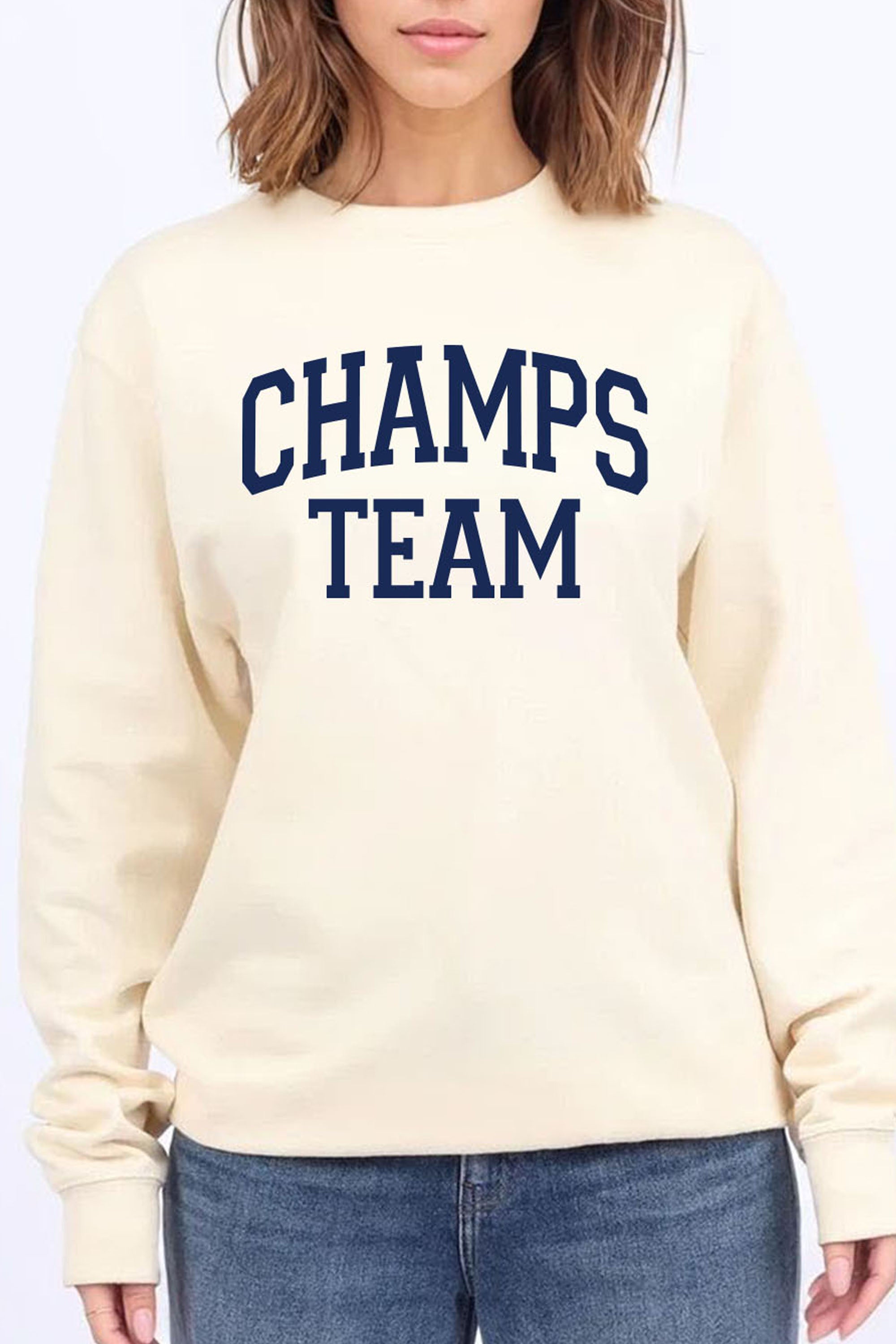 Vintage Champs Team Printed Sweatshirt